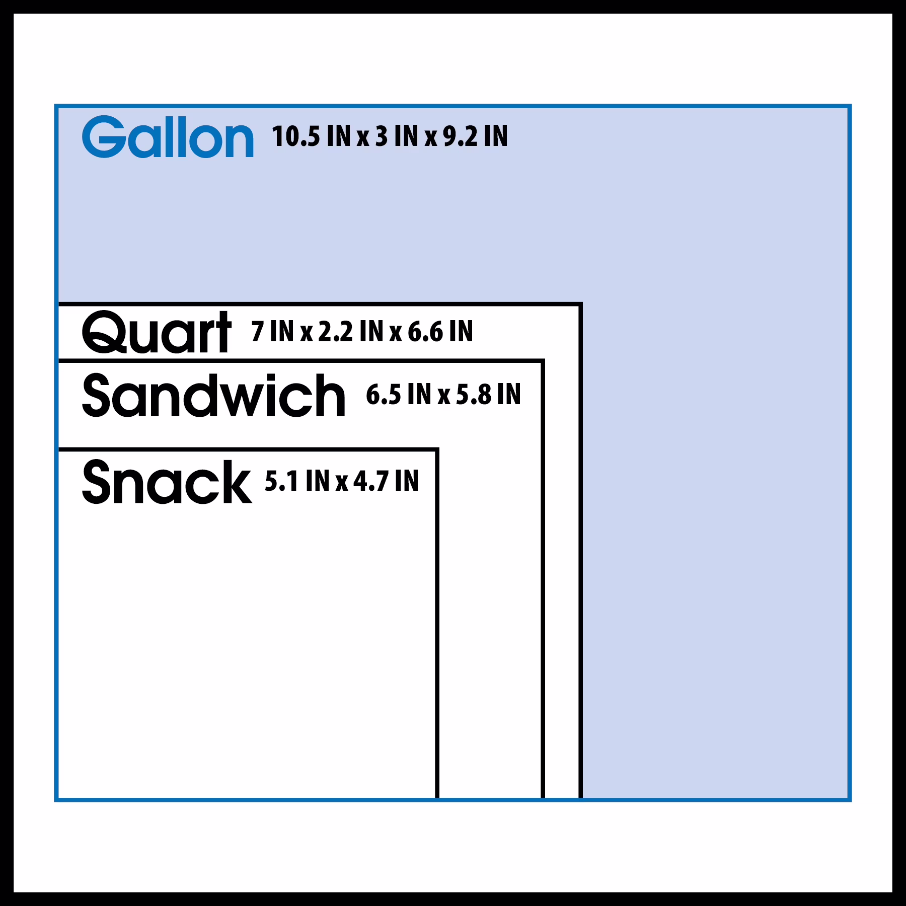 Great Value Freezer Guard Double Zipper Gallon Freezer Bag, 80 Count