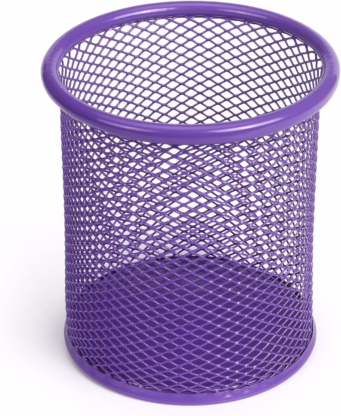 Pen Holder Cup for Desk, Wire Mesh Pencil Cup Holder Make Up Brush Holder, Office Pen Organizer