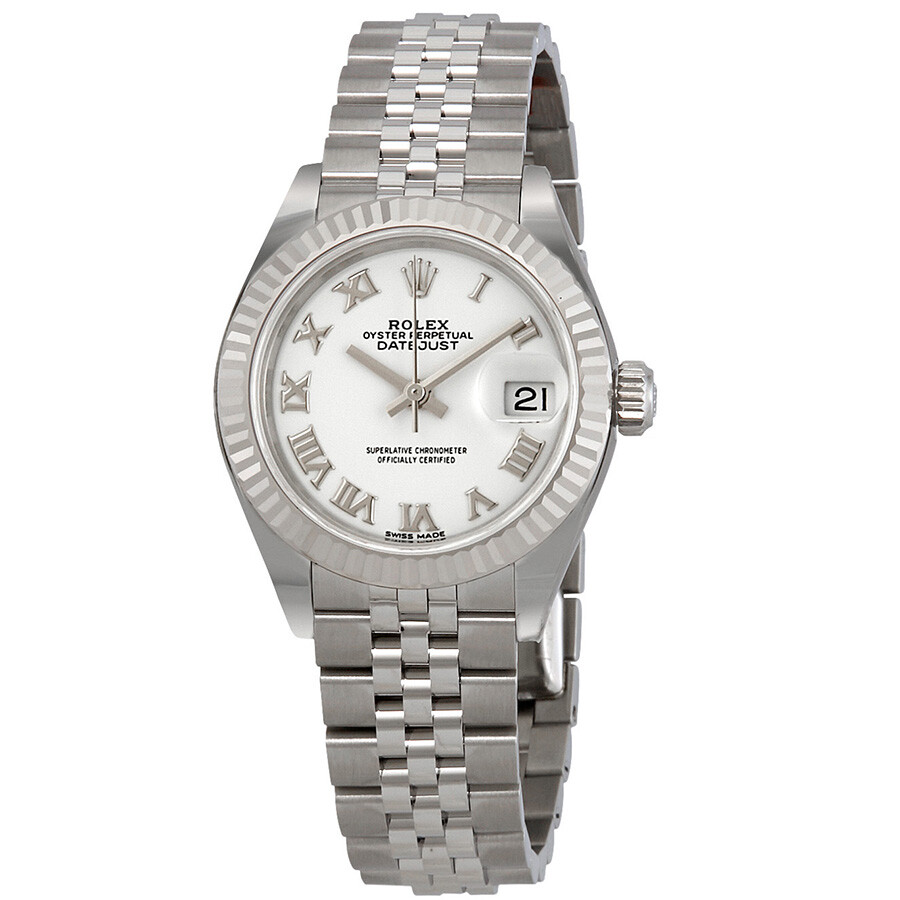 Rolex Lady-Datejust White Dial Automatic Ladies Jubilee Watch 279174WRJ（Lifetime free warranty+90-days replacement service & Refund!.）