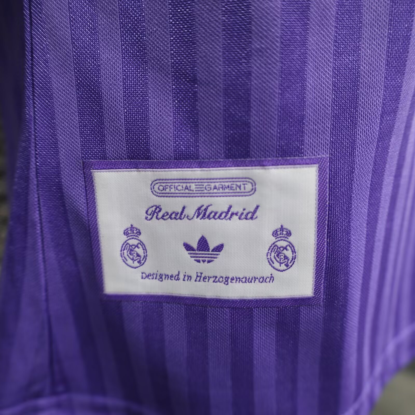 2025-26 New Season Real Madrid Special Edition Purple and White Jersey - Player Edition