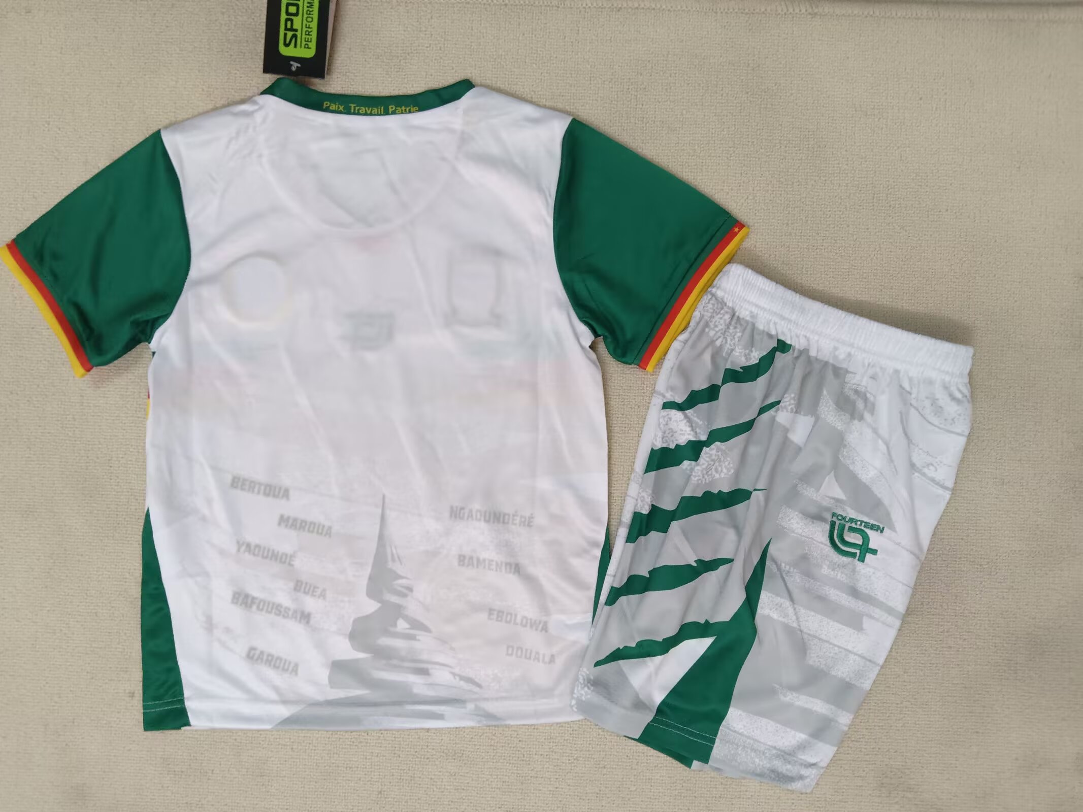 25-26 Cameroon Second Away Kit - Kids