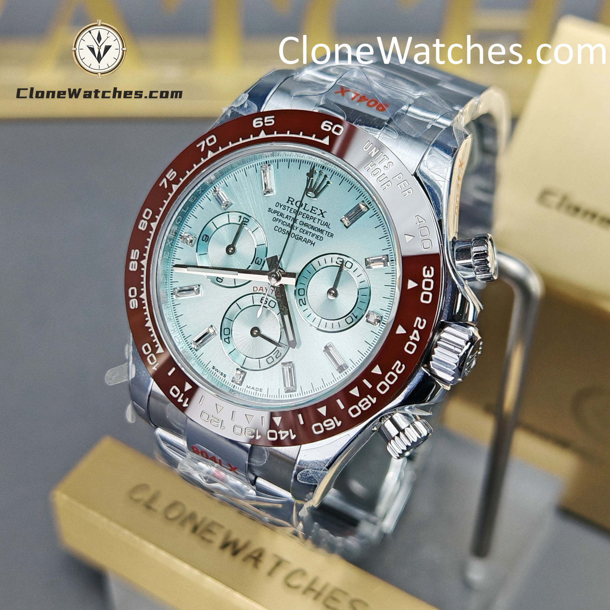 Rolex Super Clone Watches 1:1 ICE BLUE Daytona M116506-0002 4130 Movement