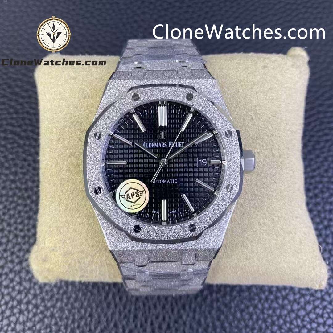 Audemars Piguet Super Clone Watches 1:1 Royal Oak Frost 15400 Black Dial