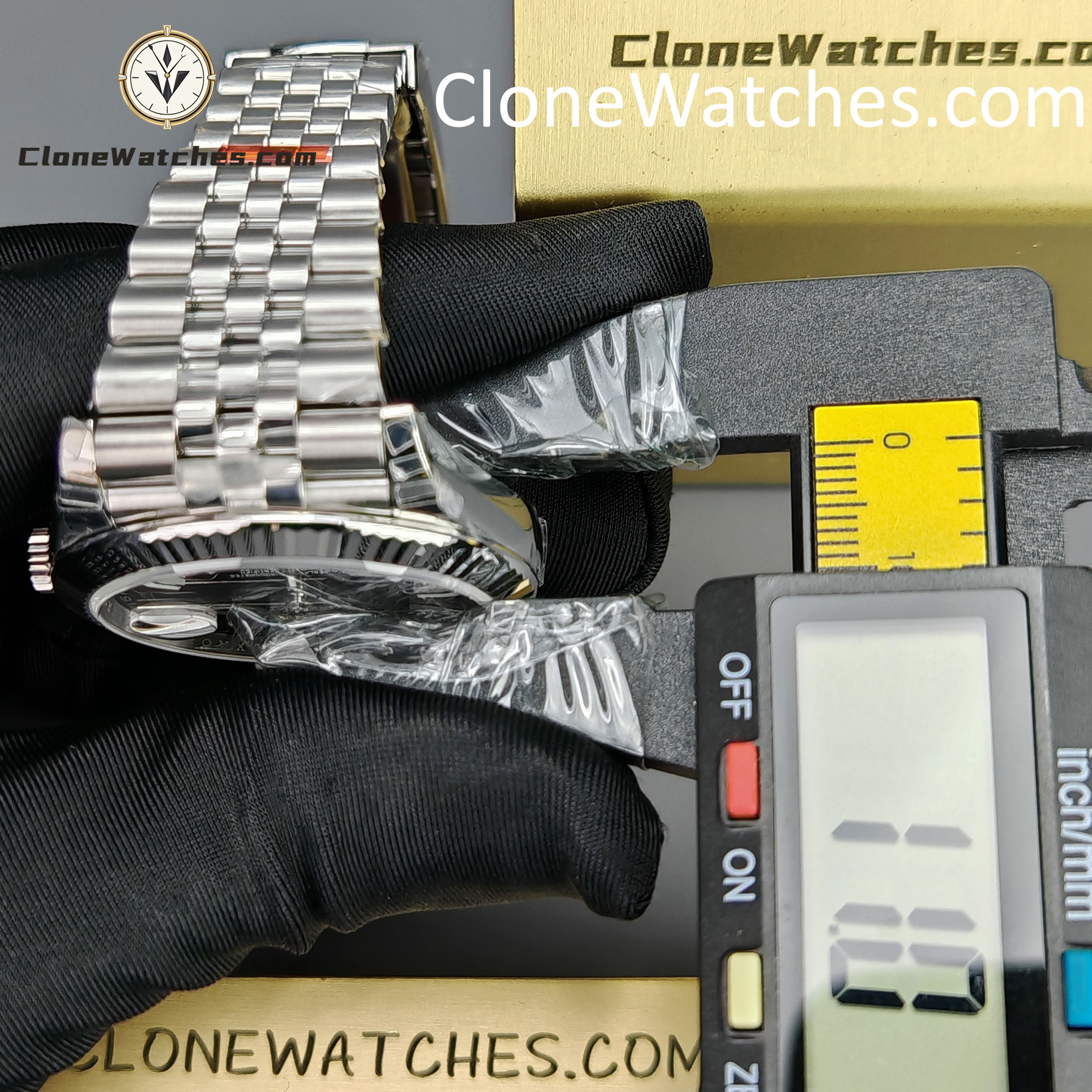 Rolex Super Clone Watches 1:1 DateJust Black Dial m126334-0018 Jubilee 41MM 3235 Movement