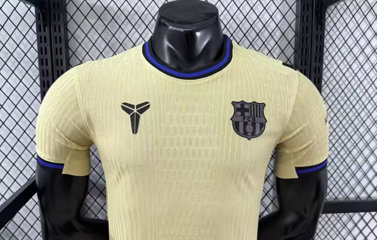 2025-26 Barcelona Away Blank Shirt - Player Edition