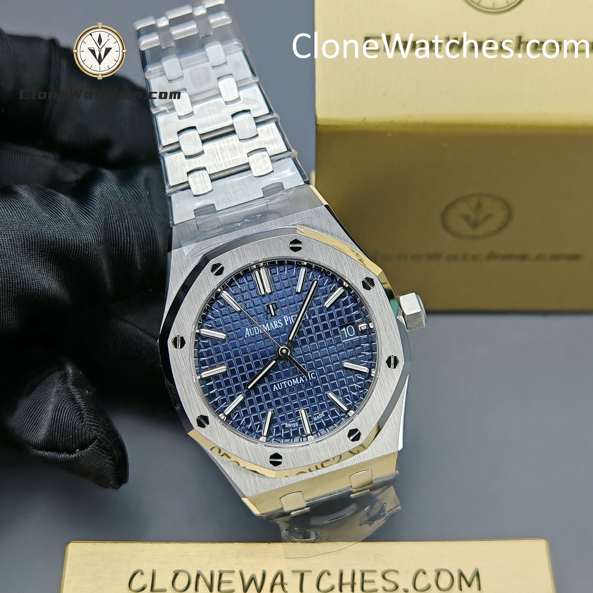 Audemars Piguet Super Clone Watches 1:1 Royal Oak 15450 Blue Dial 37MM
