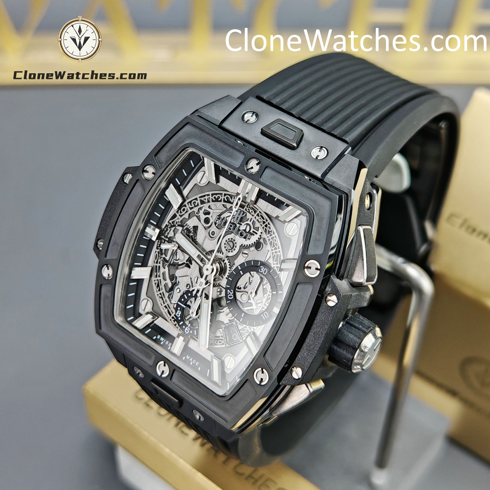 Hublot Super Clone Watches 1:1 Spirit of Big Bang Black Magic 642.CI.0170.RX