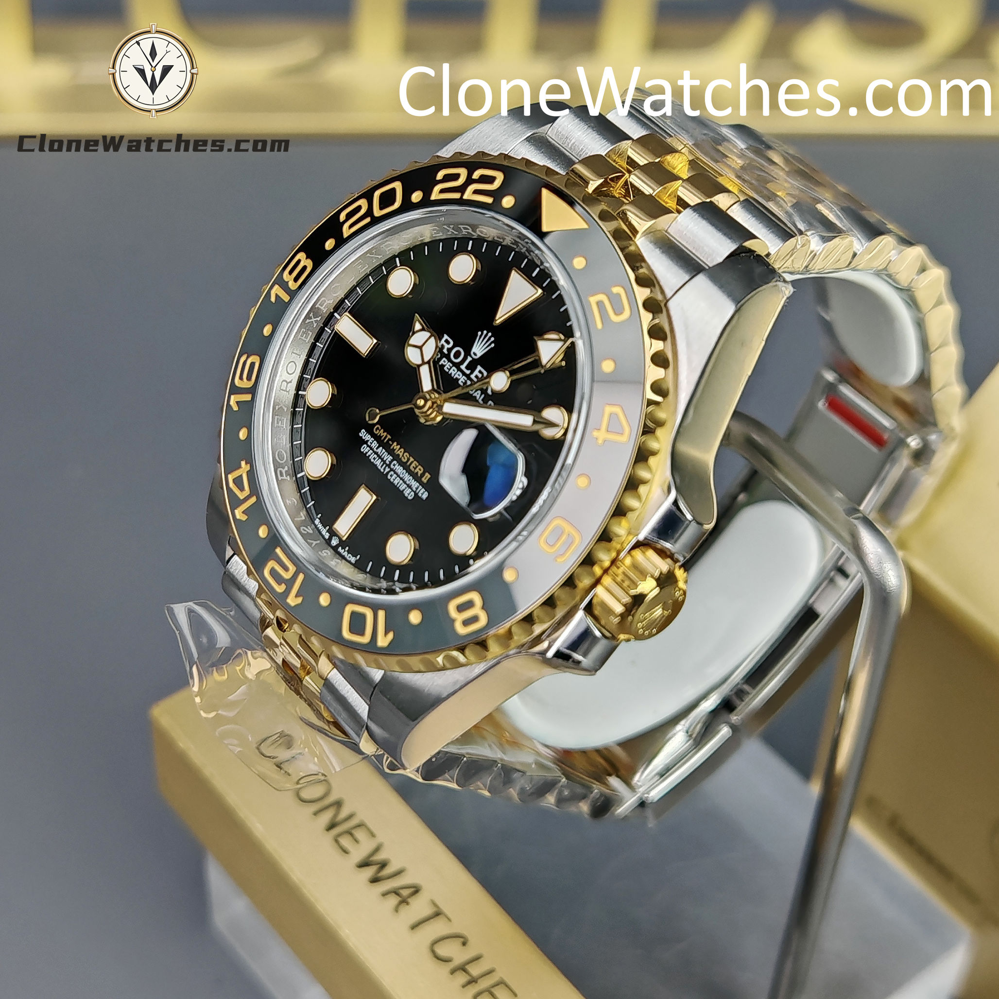 Rolex Super Clone Watches 1:1 GMT Master II m126713grnr Jubilee 3285 Movement