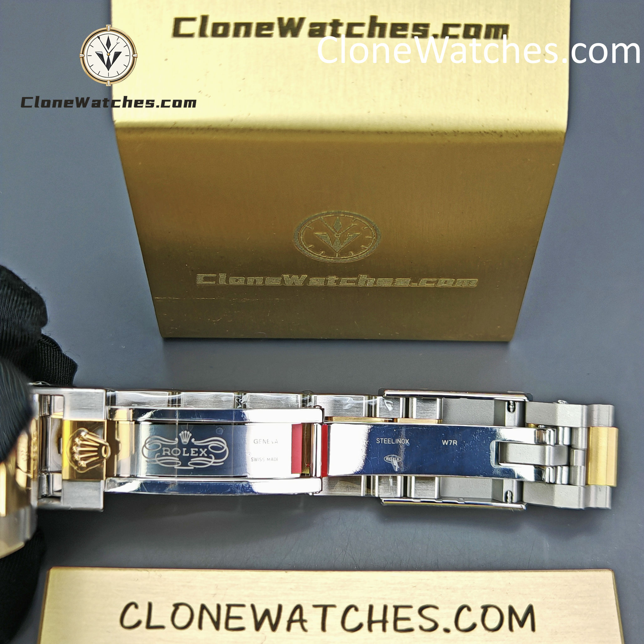 Rolex Super Clone Watches 1:1 Daytona 18K Gold Black Diamond Dial M126503-0002 4131 Movement
