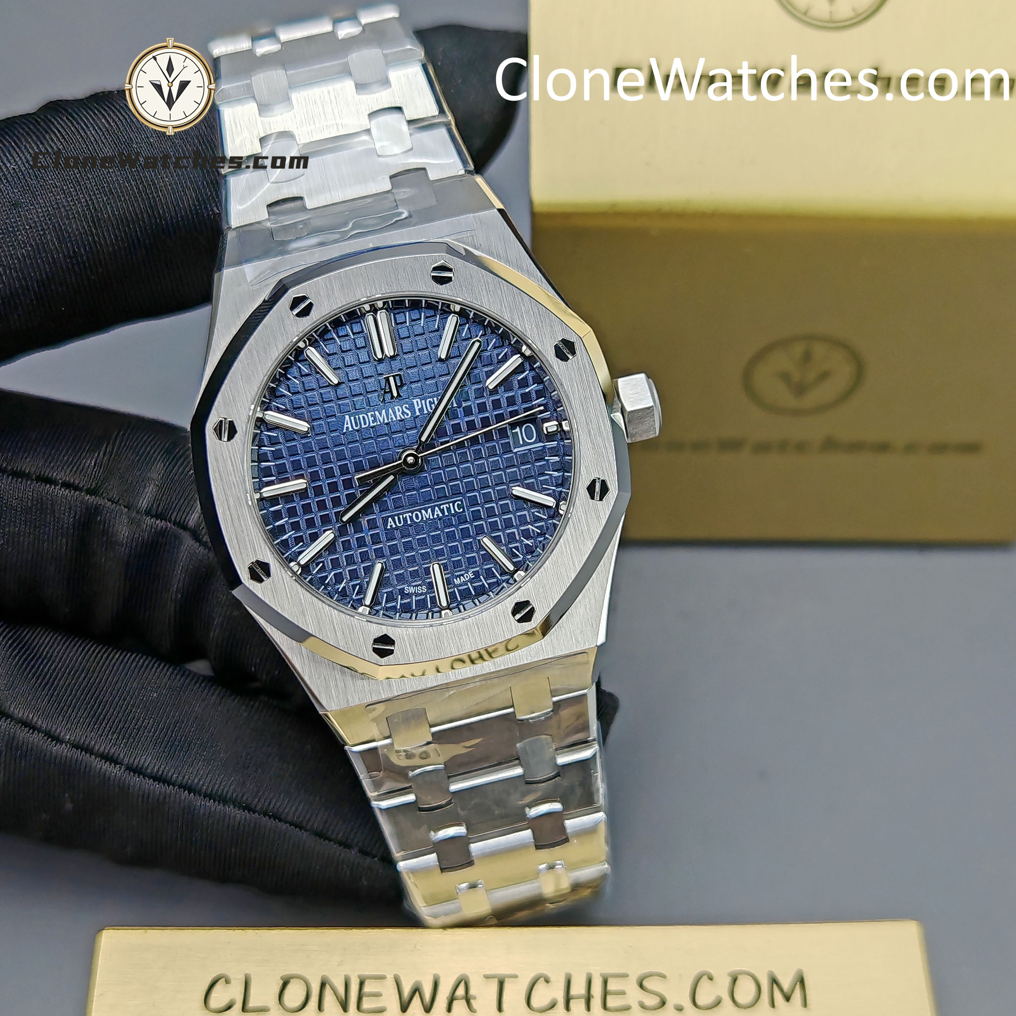 Audemars Piguet Super Clone Watches 1:1 Royal Oak 15450 Blue Dial 37MM