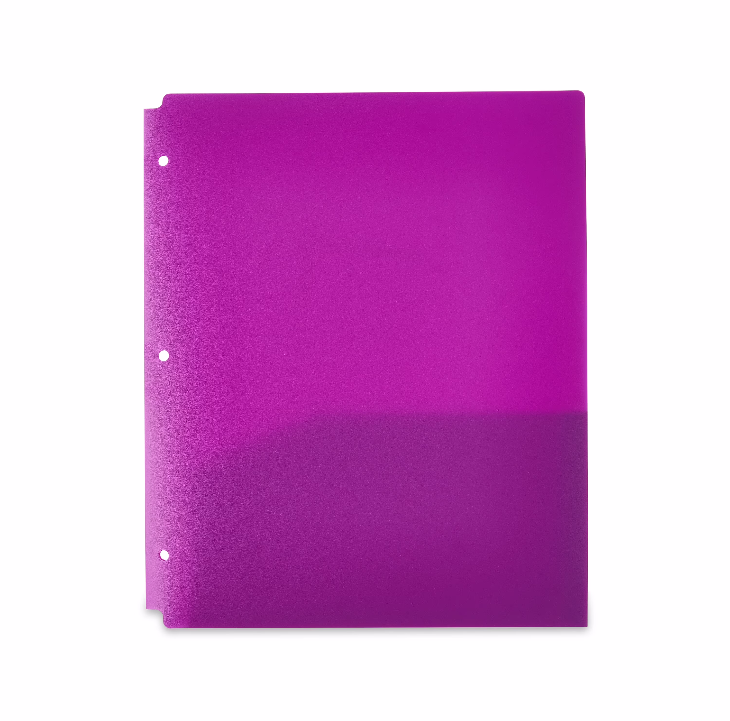 Pen+Gear 2-Pocket Poly Folder, 9.4 in x 11.4 in, Blue