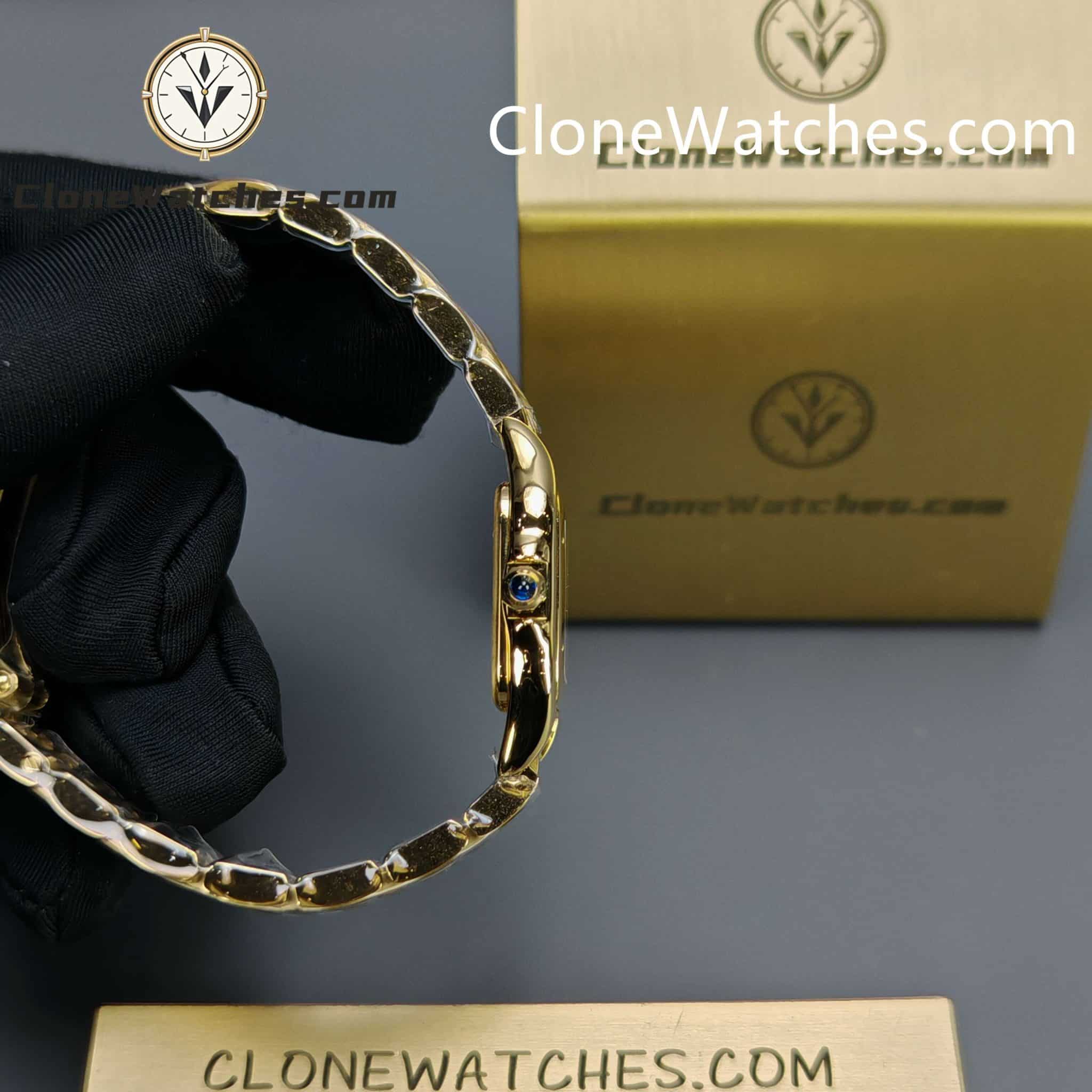 Cartier Super Clone Watches 1:1 PANTHÈRE DE CARTIER White Dial 22mm x30mm WGPN0059