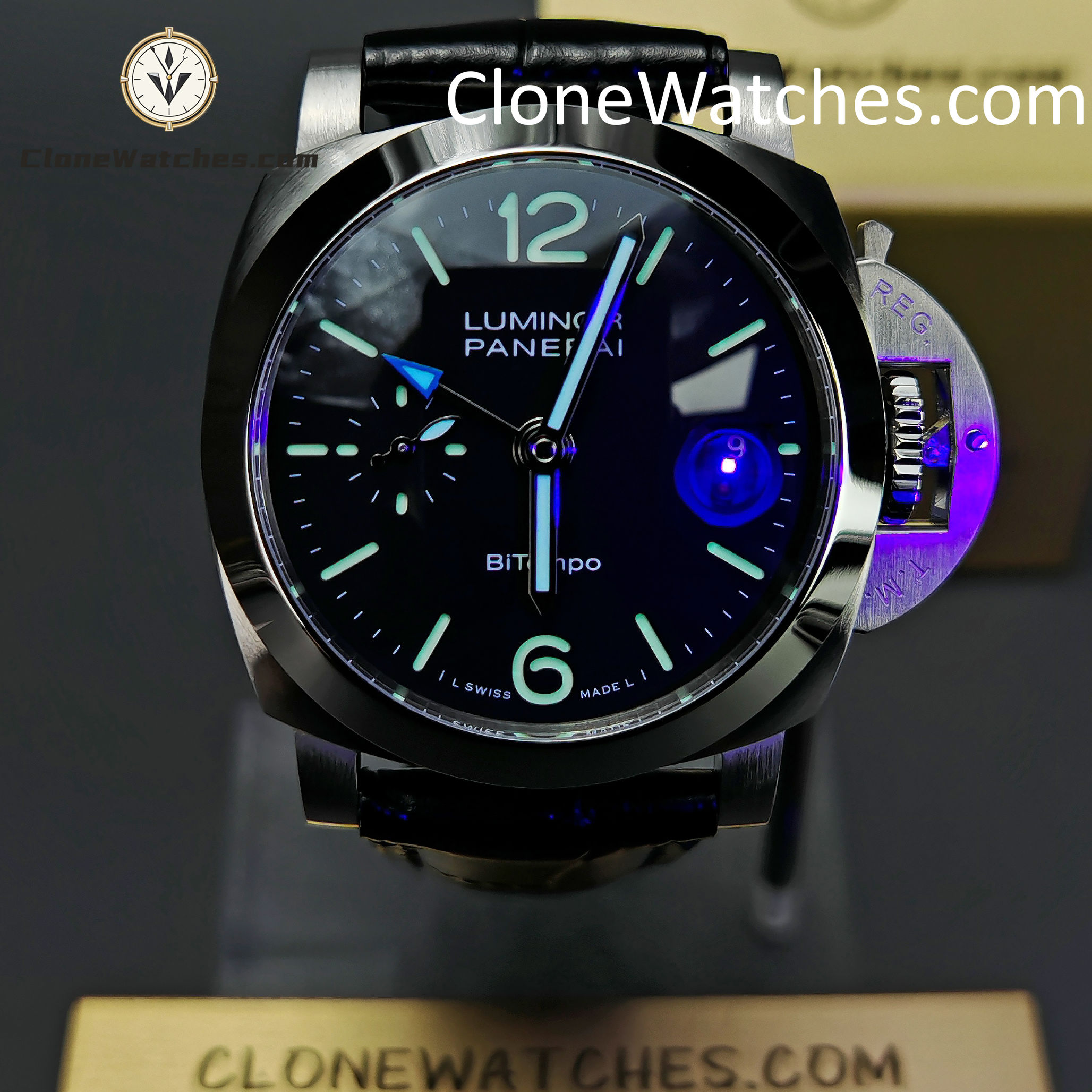 Panerai Super Clone Watches 1:1 Luminor Quaranta BiTempo PAM01365
