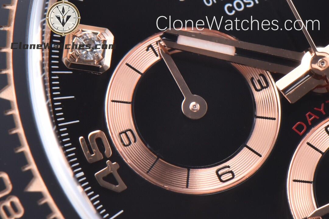 Rolex Super Clone Watches 1:1 Daytona Rose Gold M116505-0015 4130 Movement