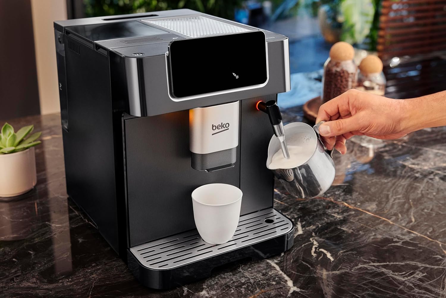 Machine expresso automatique café grains ou moulu noir
