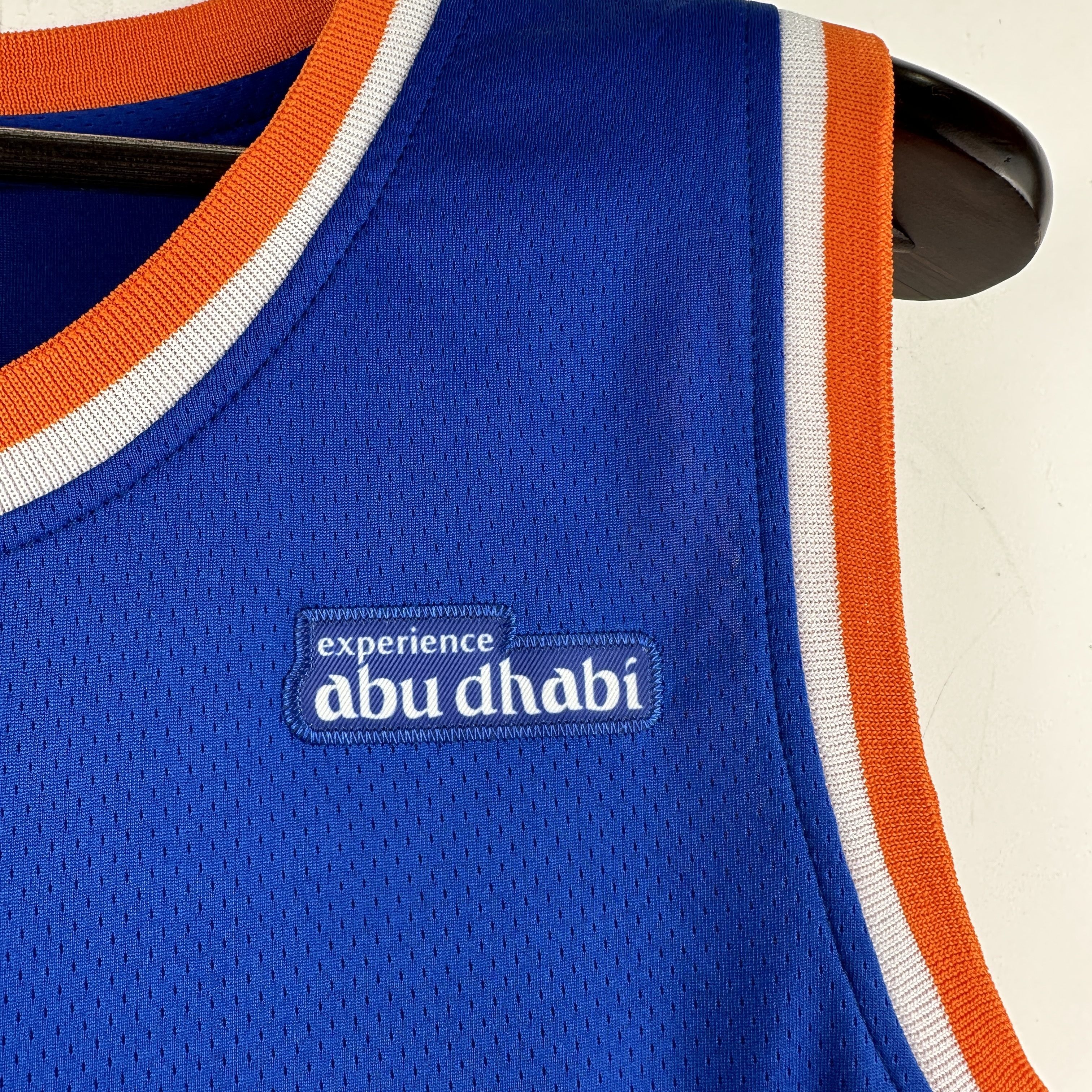 Embroidered Knicks Blue No. 32 Towns