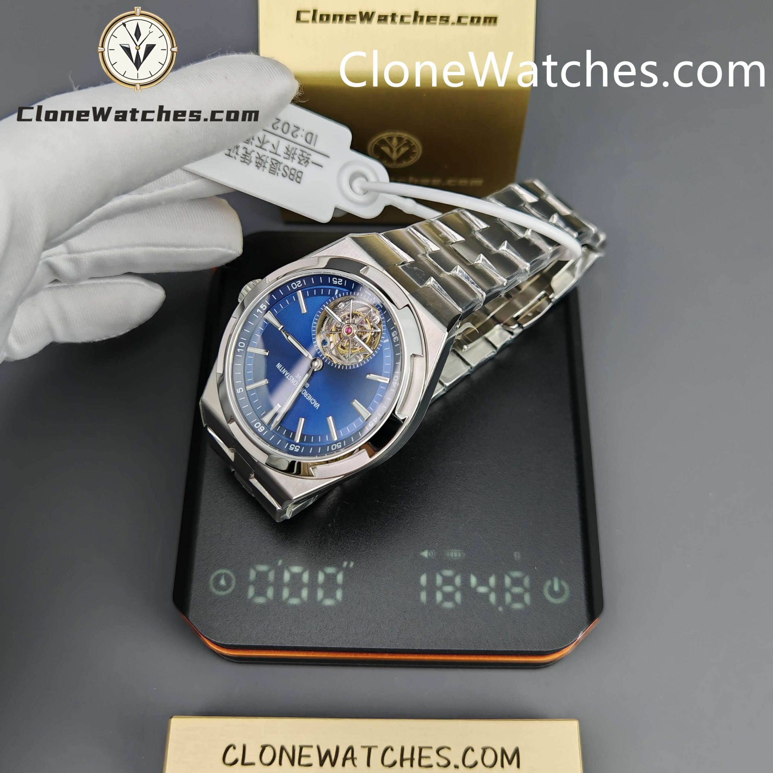 Vacheron Constantin Super Clone Watches 1:1 Overseas Tourbillon 6000V/110A-B544 42.5MM