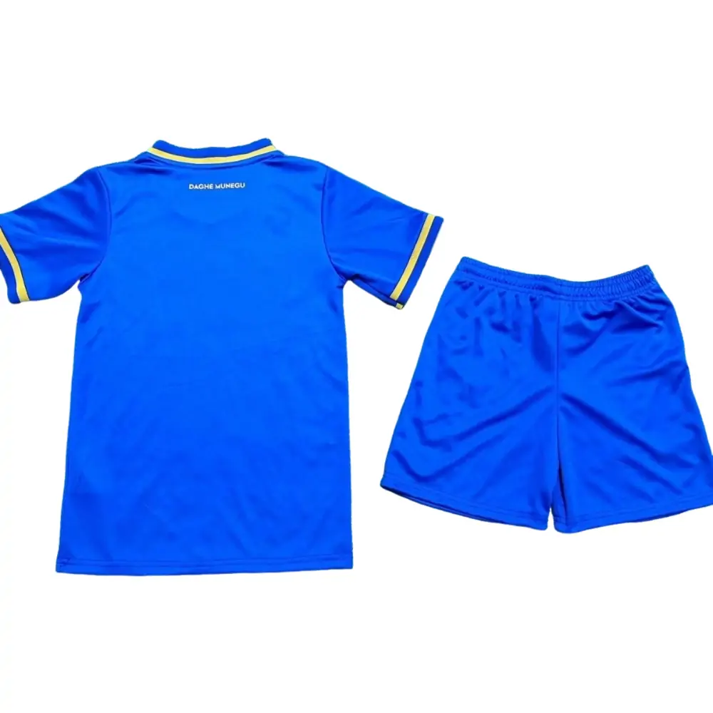 2025-26 AS Monaco Away Kit - Short Sleeve Children's suit Fans Edition