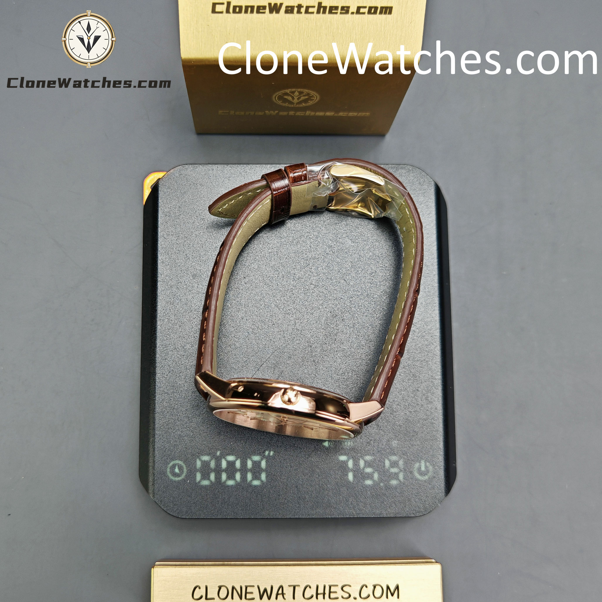 Vacheron Constantin Super Clone Watches 1:1 Patrimony Rose Gold 85180/000R-9248 White Dial