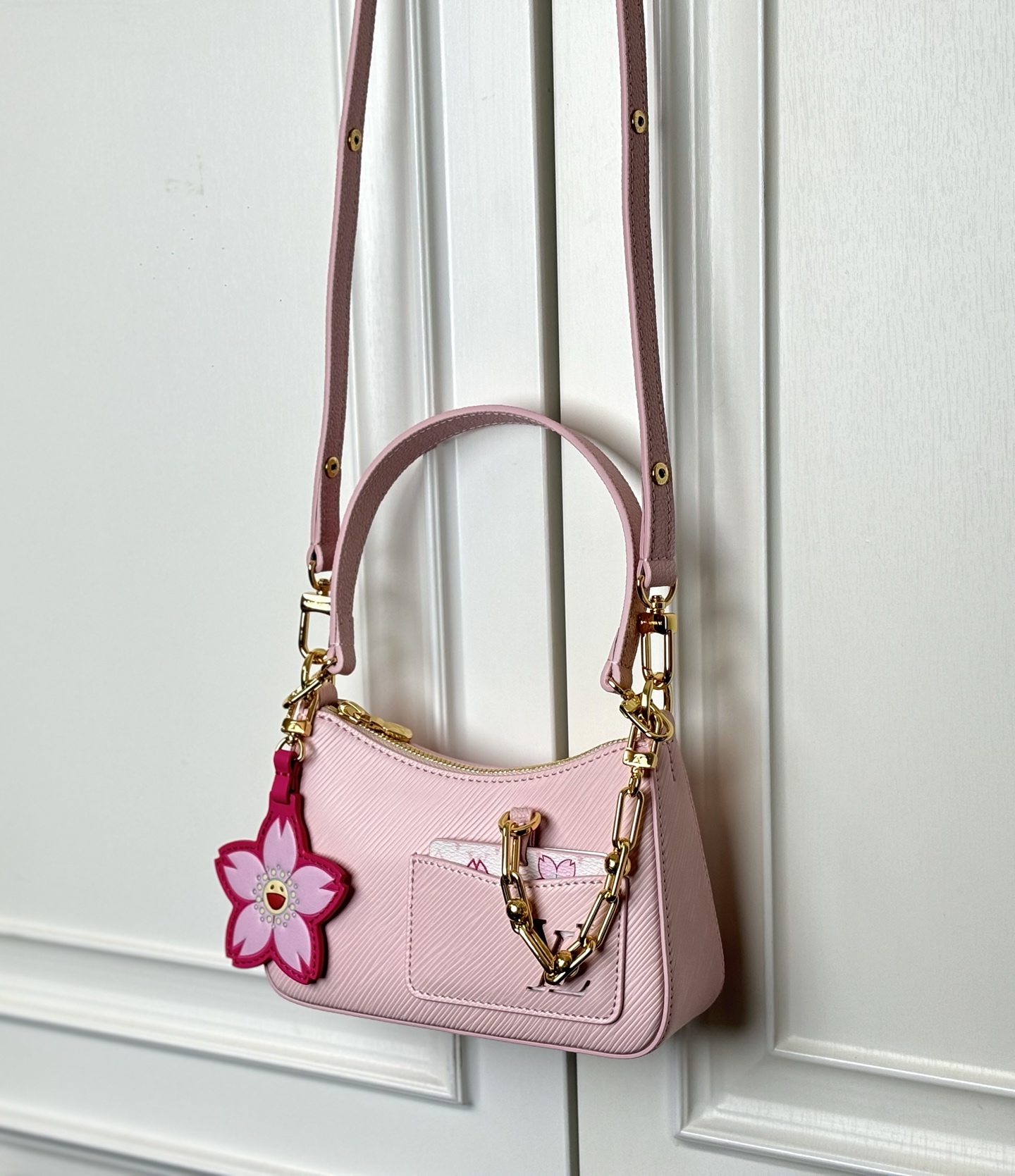 [TOP]Designer LV x TM Marellini Epi grained cowhide leather - Cheeky Pink