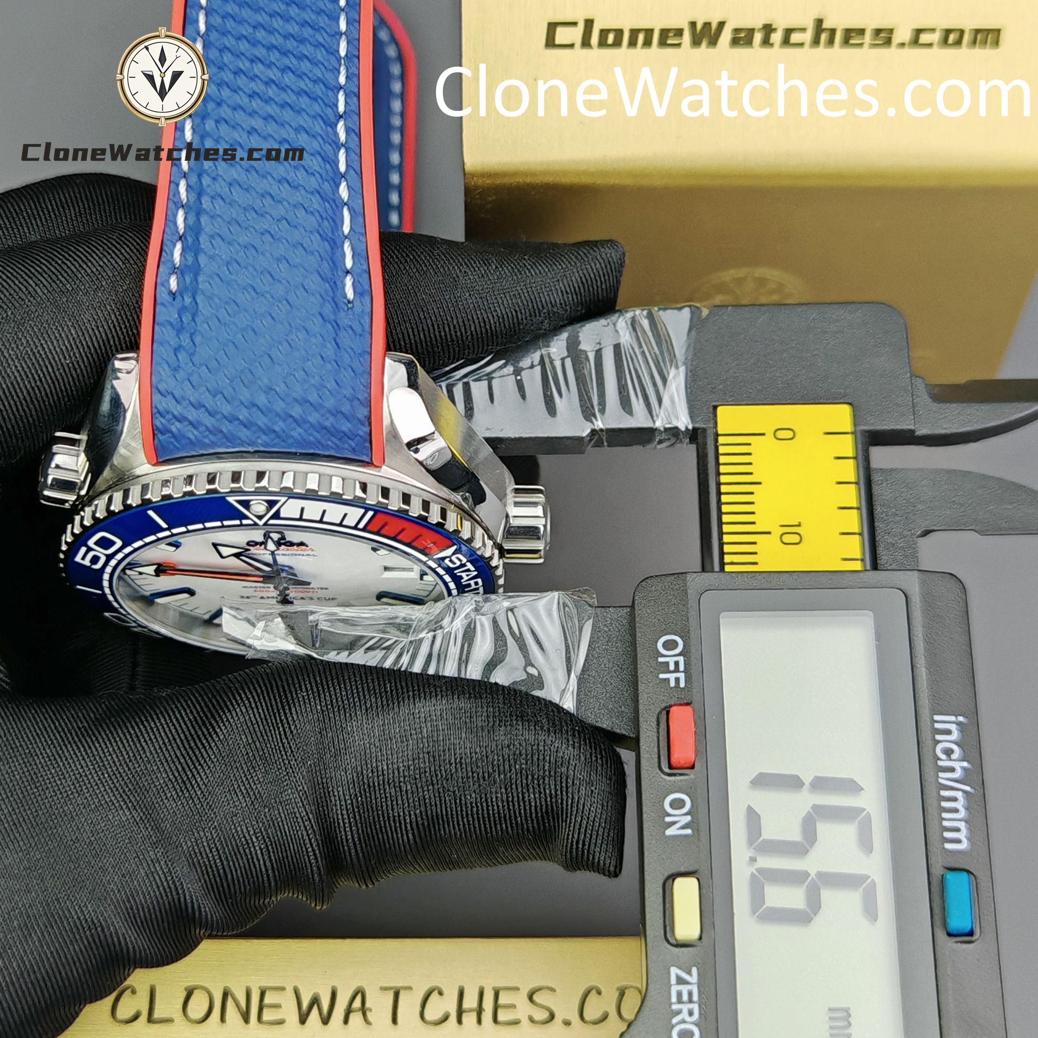 OMEGA Super Clone Watches 1:1 America��s Cup Seamaster Planet Ocean 600m 215.32.43.21.04.001 43.5MM
