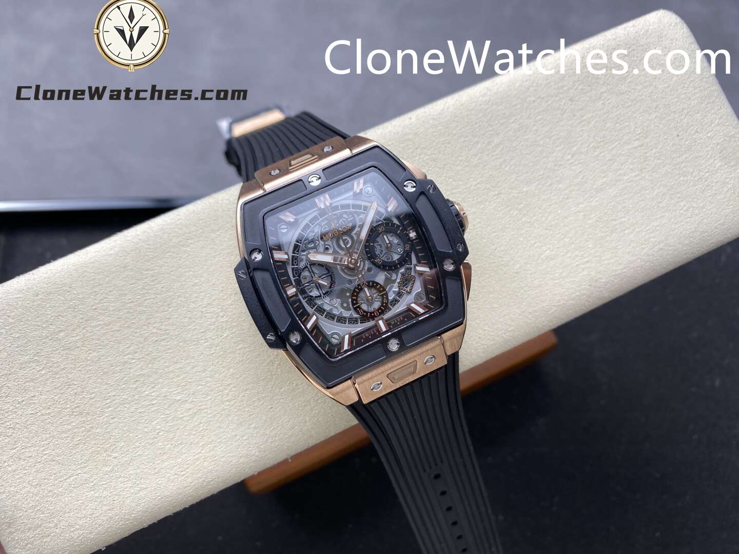 Hublot Super Clone Watches 1:1 Spirit of Big Bang King Gold Ceramic 42MM 642.OM.0180.RX
