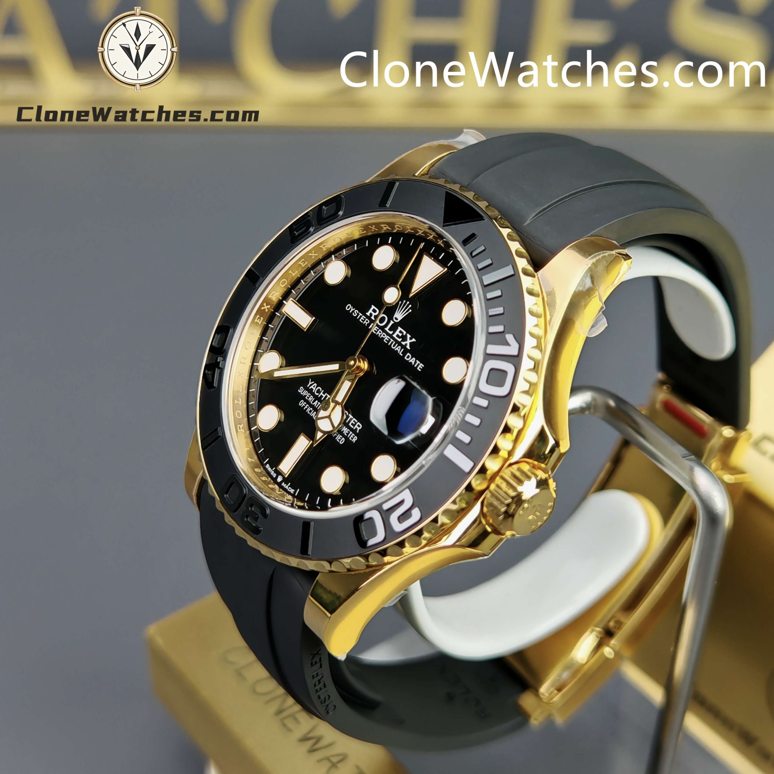 Rolex Super Clone Watches 1:1 Yacht Master 18k Gold 226658 3235 Movement