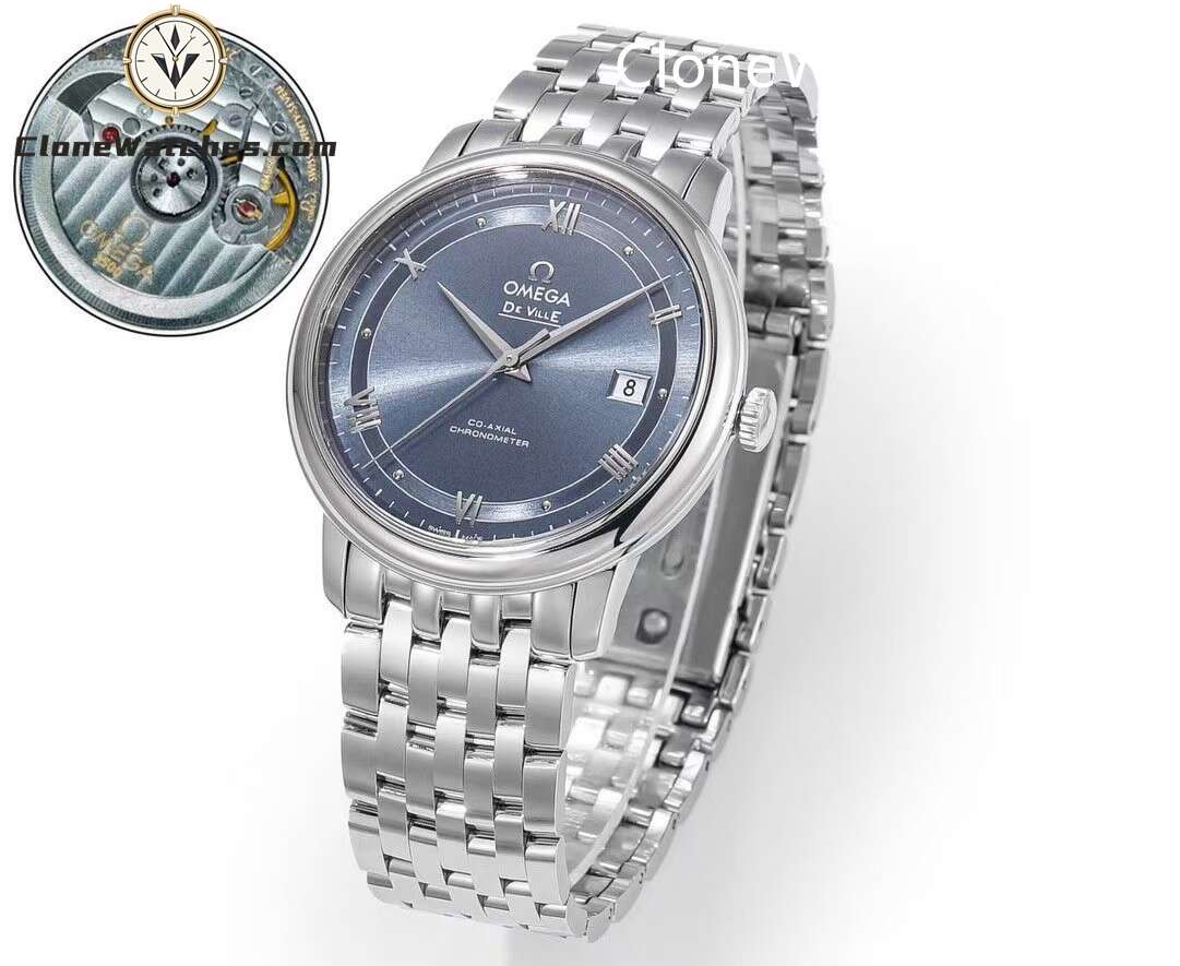 OMEGA Super Clone Watches 1:1 De Ville Prestige 424.10.40.20.03.002 39.5MM