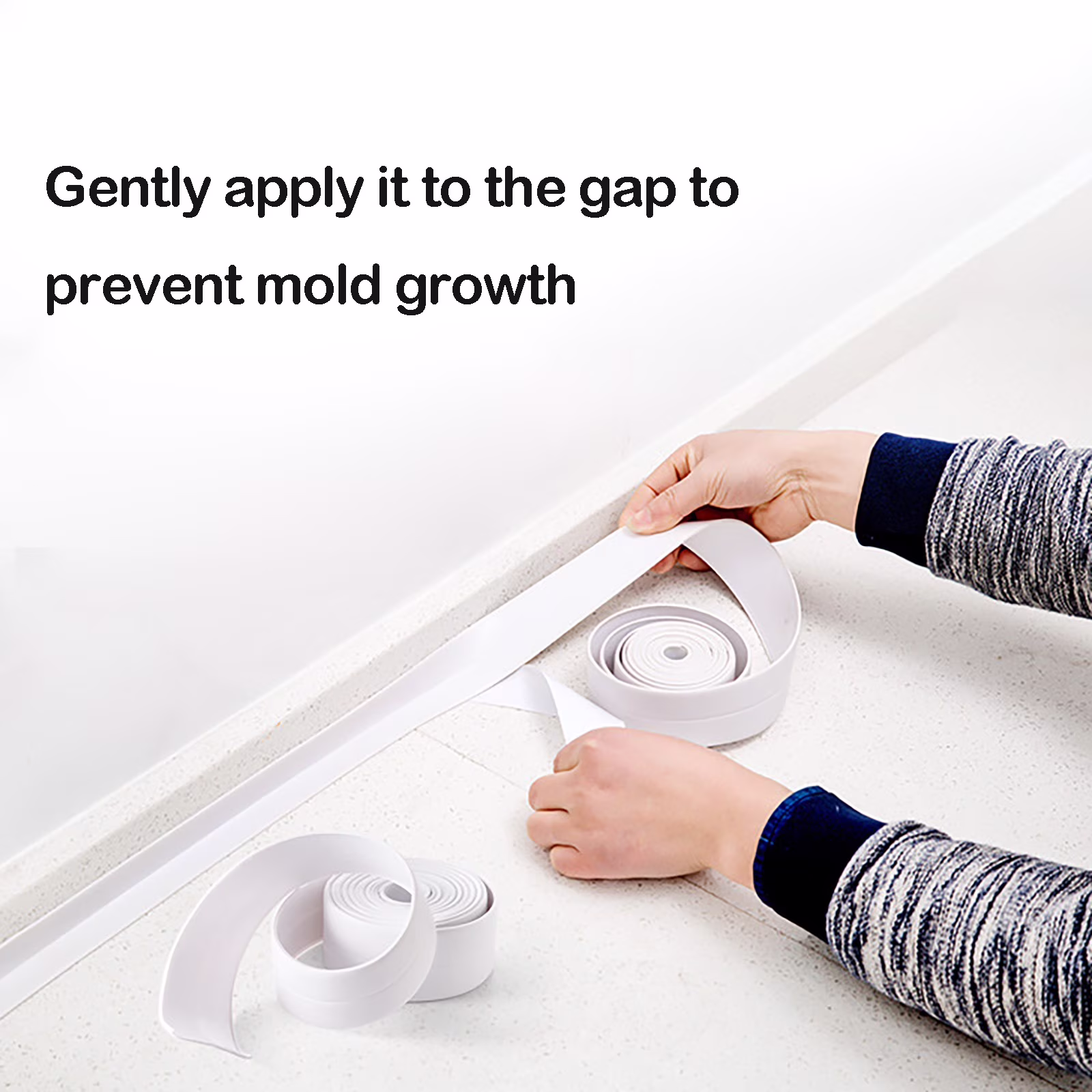 Clearance! Shishian Gaffers Tape Roll Self Adhesive Caulking Tape Bath & Kitchen Sealant Strip Countertop Sink Toilet Sealing Tape Home Improvement