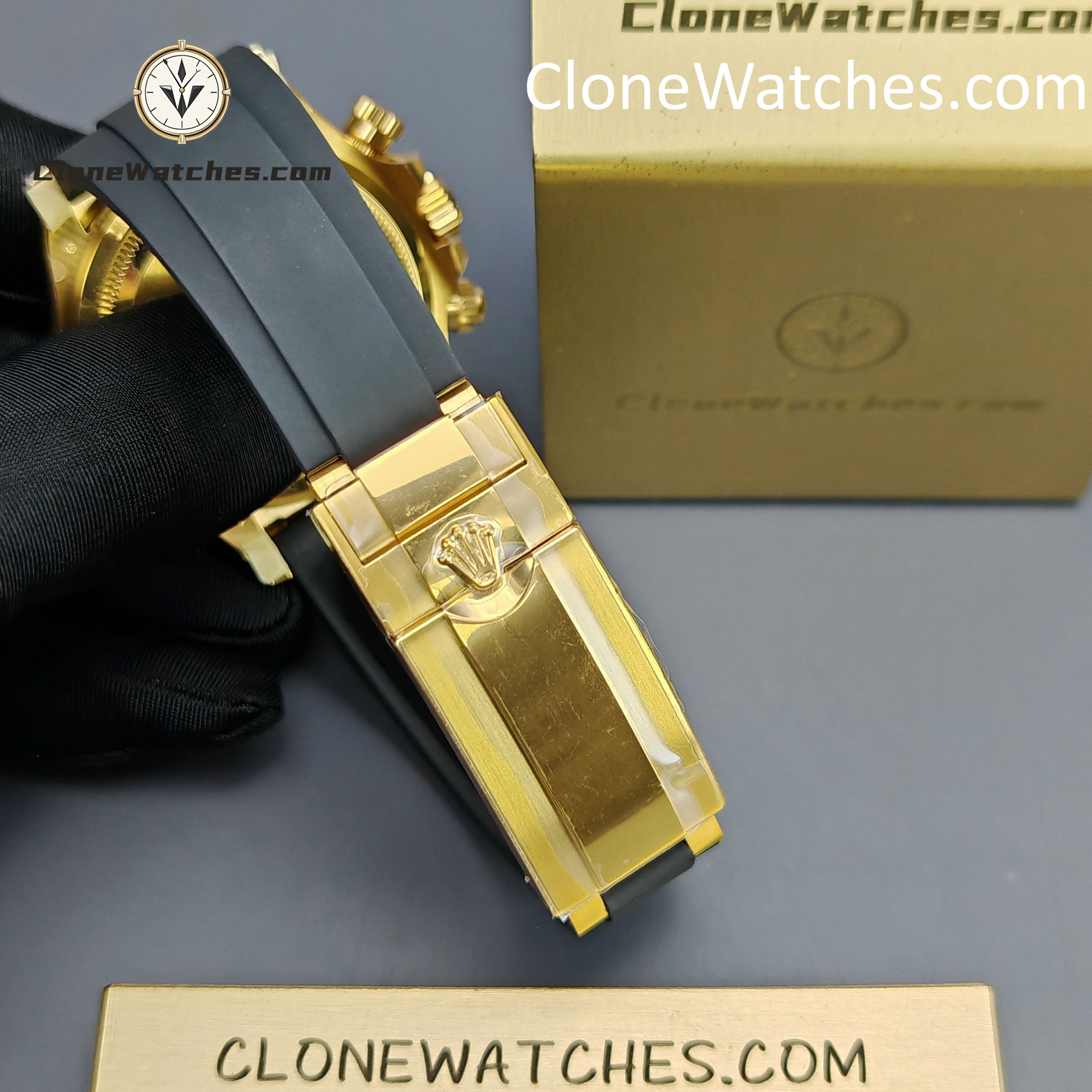 Rolex Super Clone Watches 1:1 Daytona18K Gold M126518ln-0004 4131 Movement