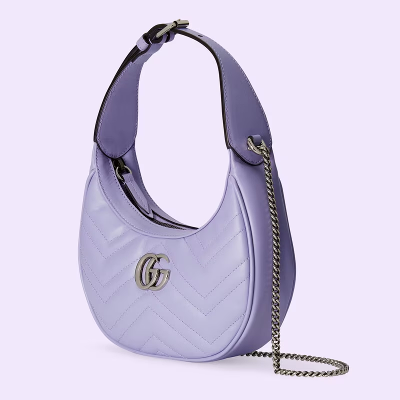 GG Marmont half-moon-shaped mini bag
