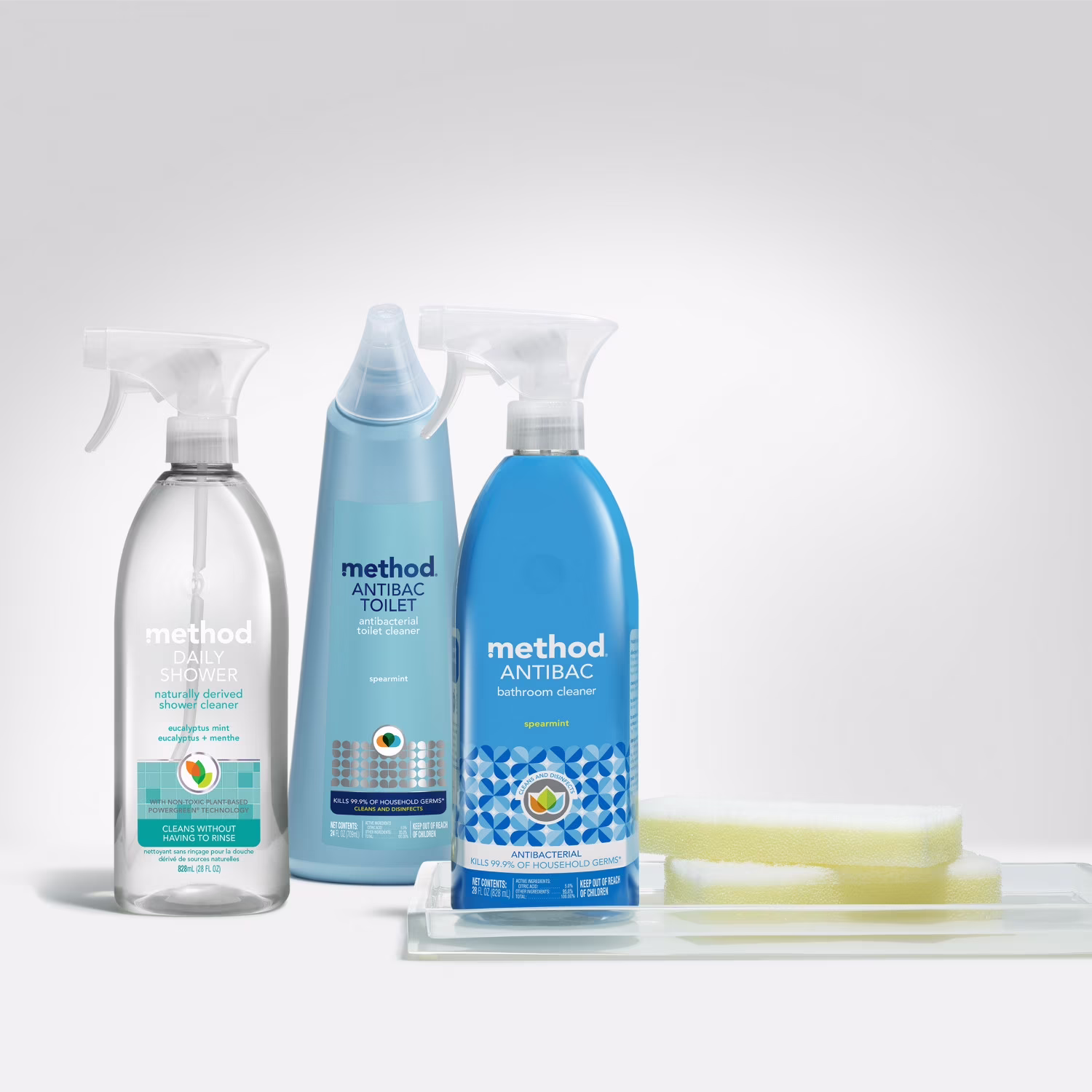 Method Antibacterial Bathroom Cleaner, Spearmint, 28 fl oz