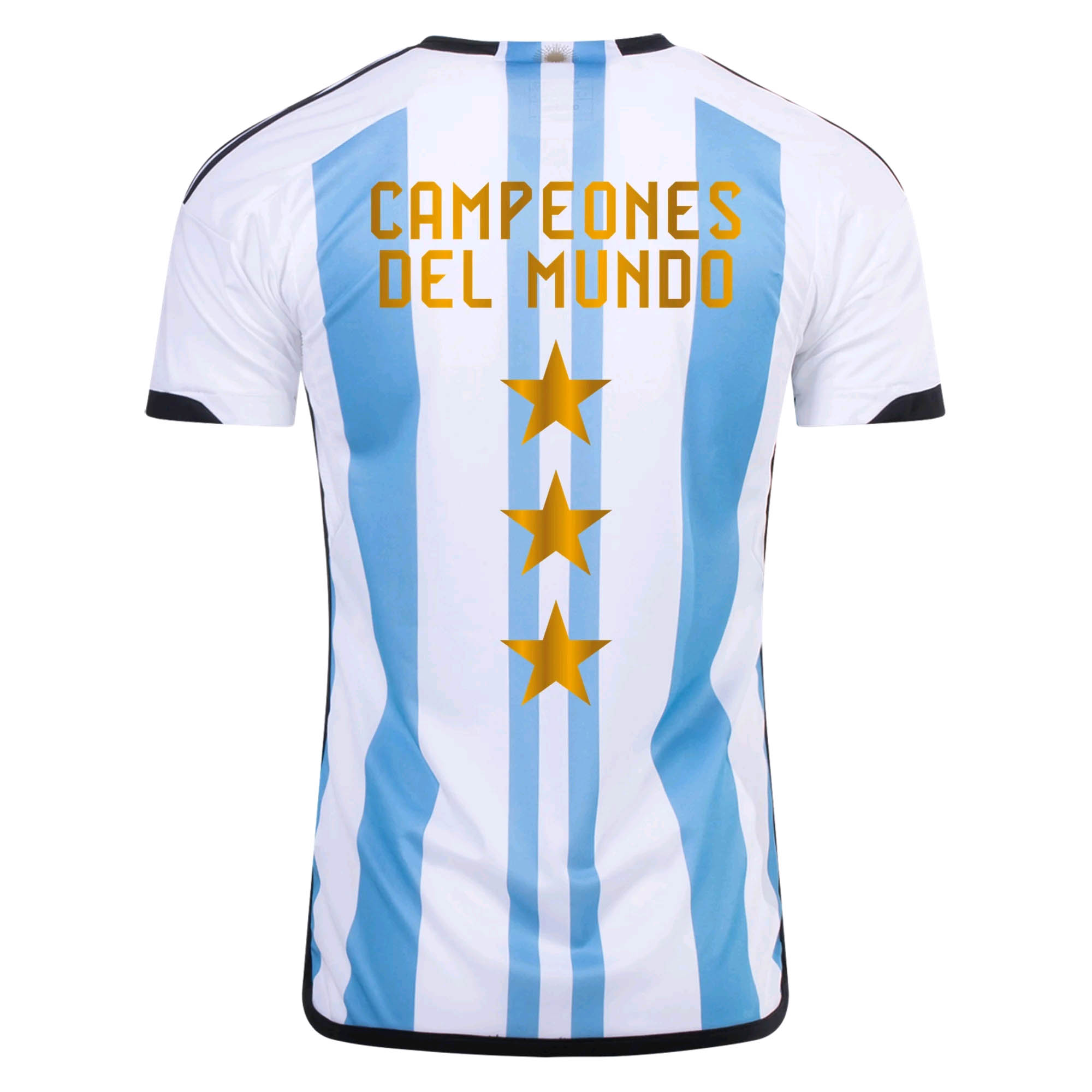 2022 Argentina National Team Jersey Home Three Stars Commemorative Edition - Fans Edition
