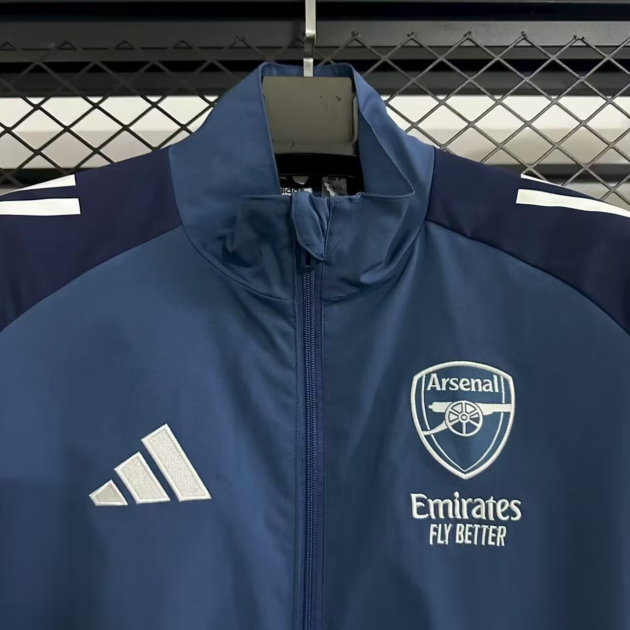 2025/26 Arsenal Navy Blue Waterproof Training Jacket