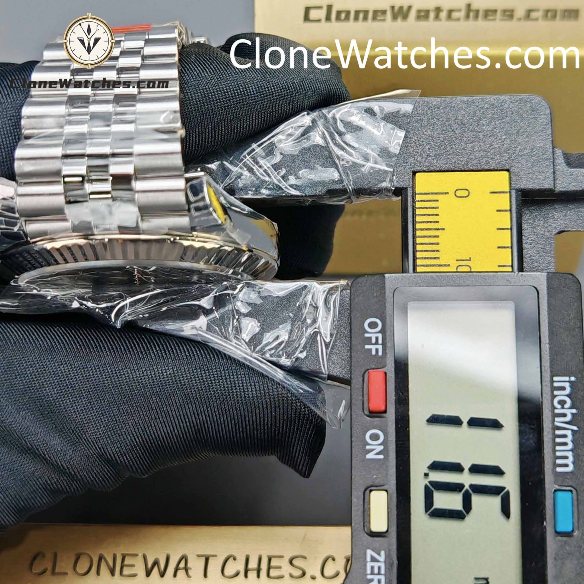 Rolex Super Clone Watches 1:1 DateJust Grey Roman Dial Jubilee 41MM M126334 3235 Movement
