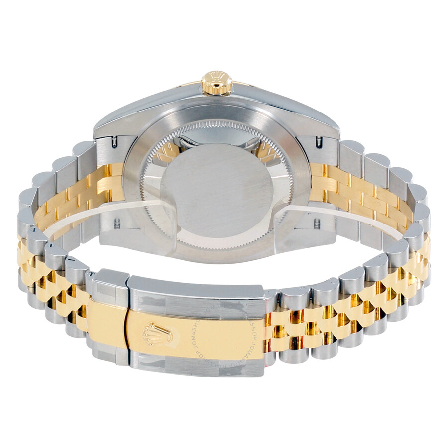 Rolex Datejust 41 White Dial Steel and 18K Yellow Gold Jubilee Men s Watch 12633WSJ（Lifetime free warranty+90-days replacement service & Refund!.）