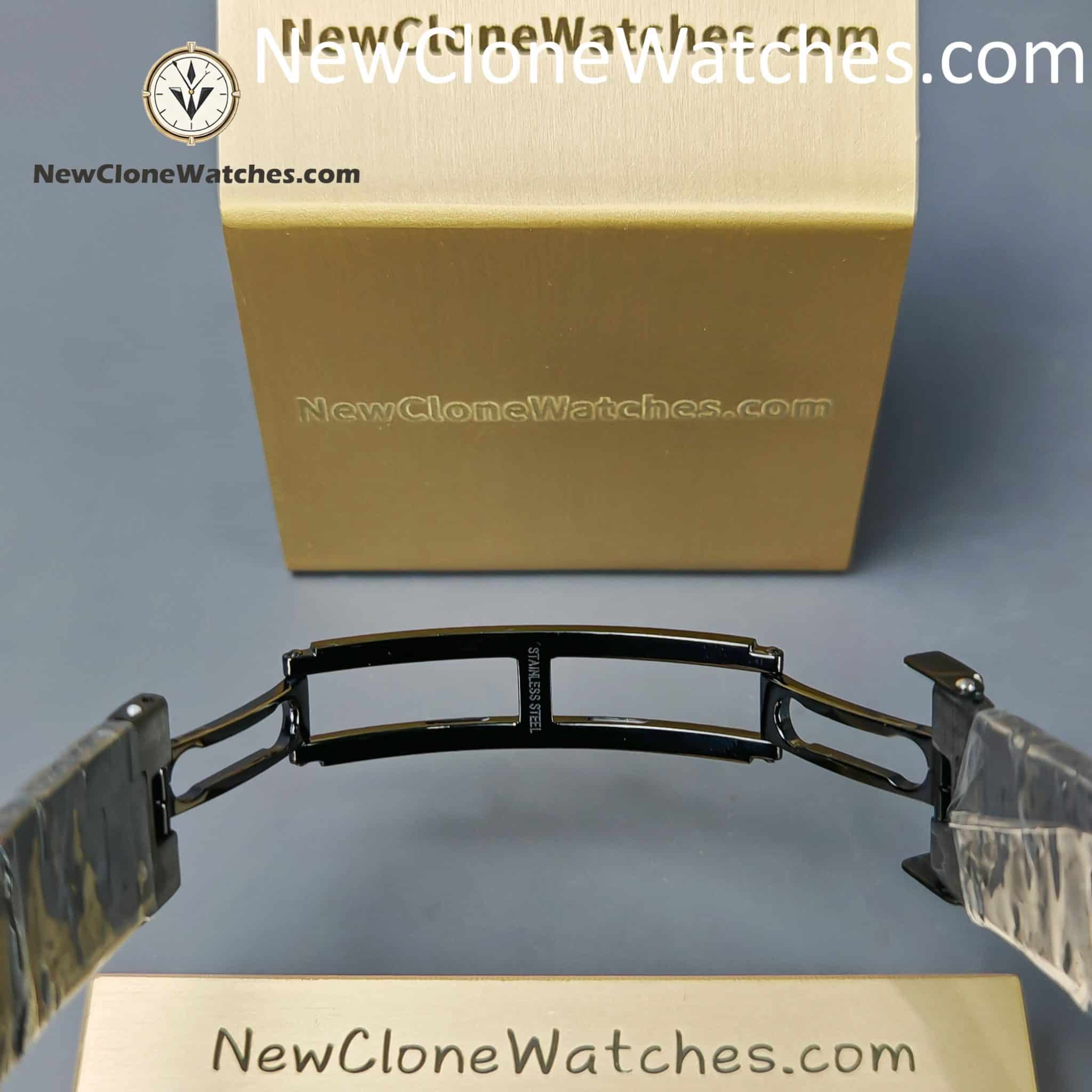 Modified Super Clone Watches 1:1 DiW Patek Philippe Nautilus 5711 Carbon Dial On Carbon Bracelet