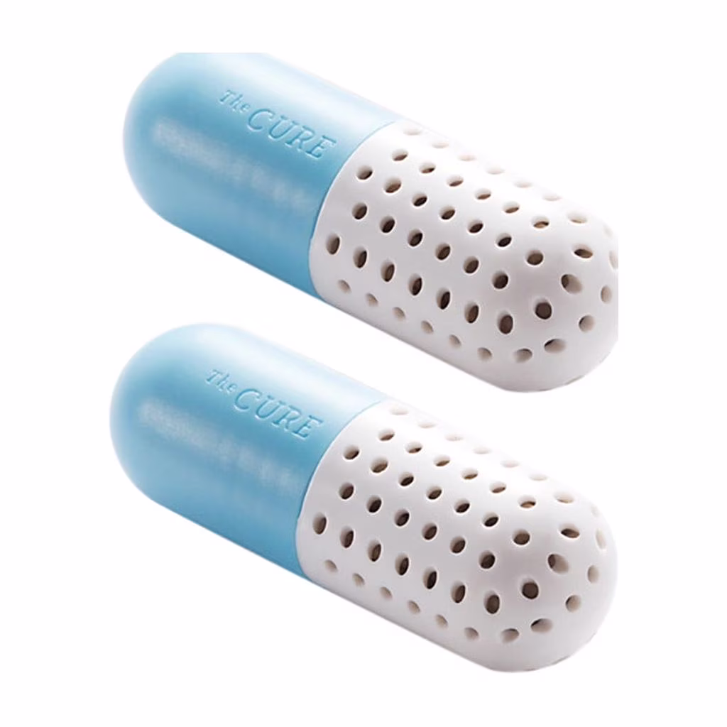 FNGZ Dehumidifier S Clearance Capsule Desiccant Shoes to Odor Deodorant Mildew Moisture Dehumidifier 2 Pack Blue
