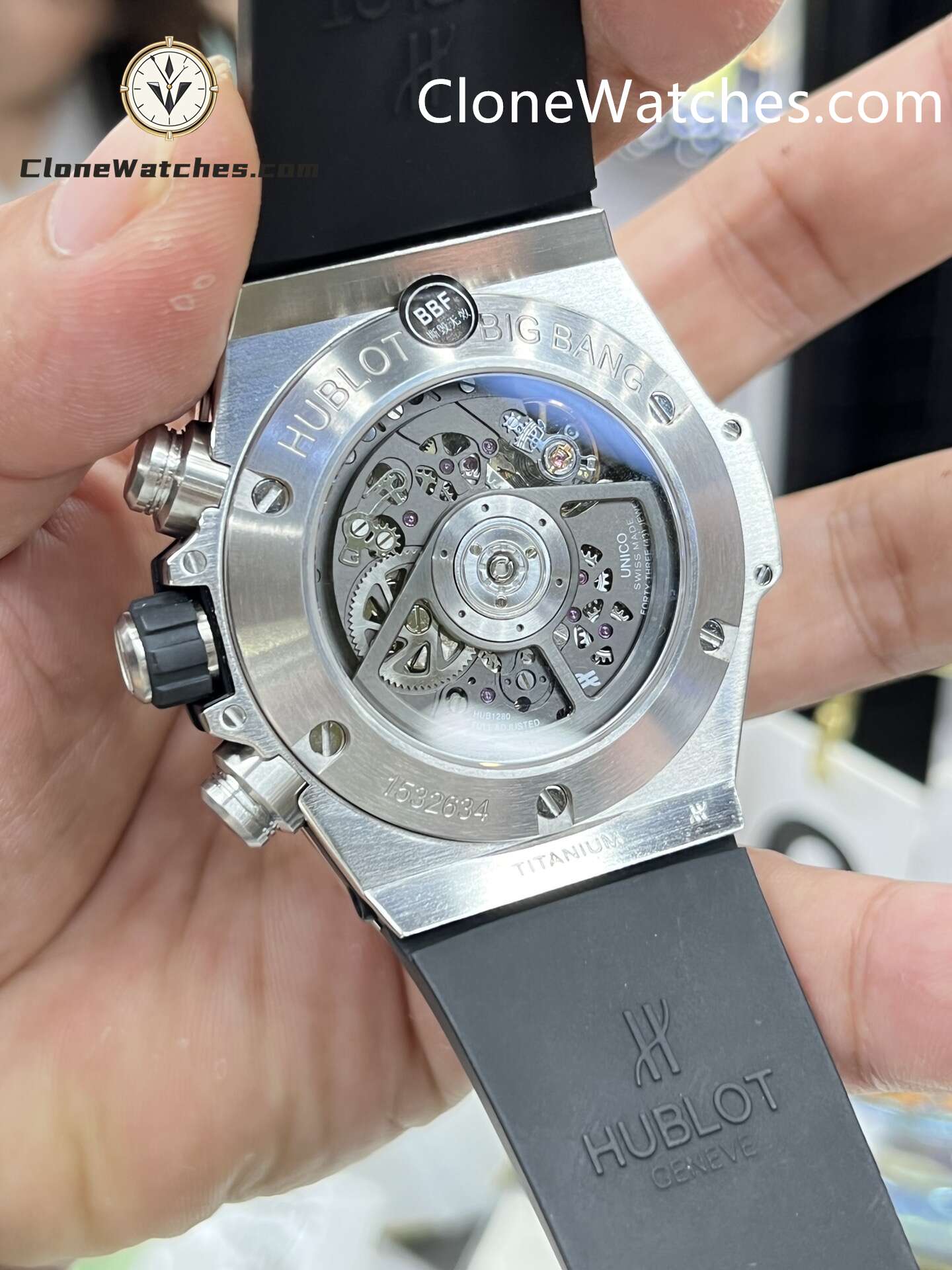 Hublot Super Clone Watches 1:1 Big Bang Unico Titanium Jewellery 42MM 441.NX.1170.RX.0904