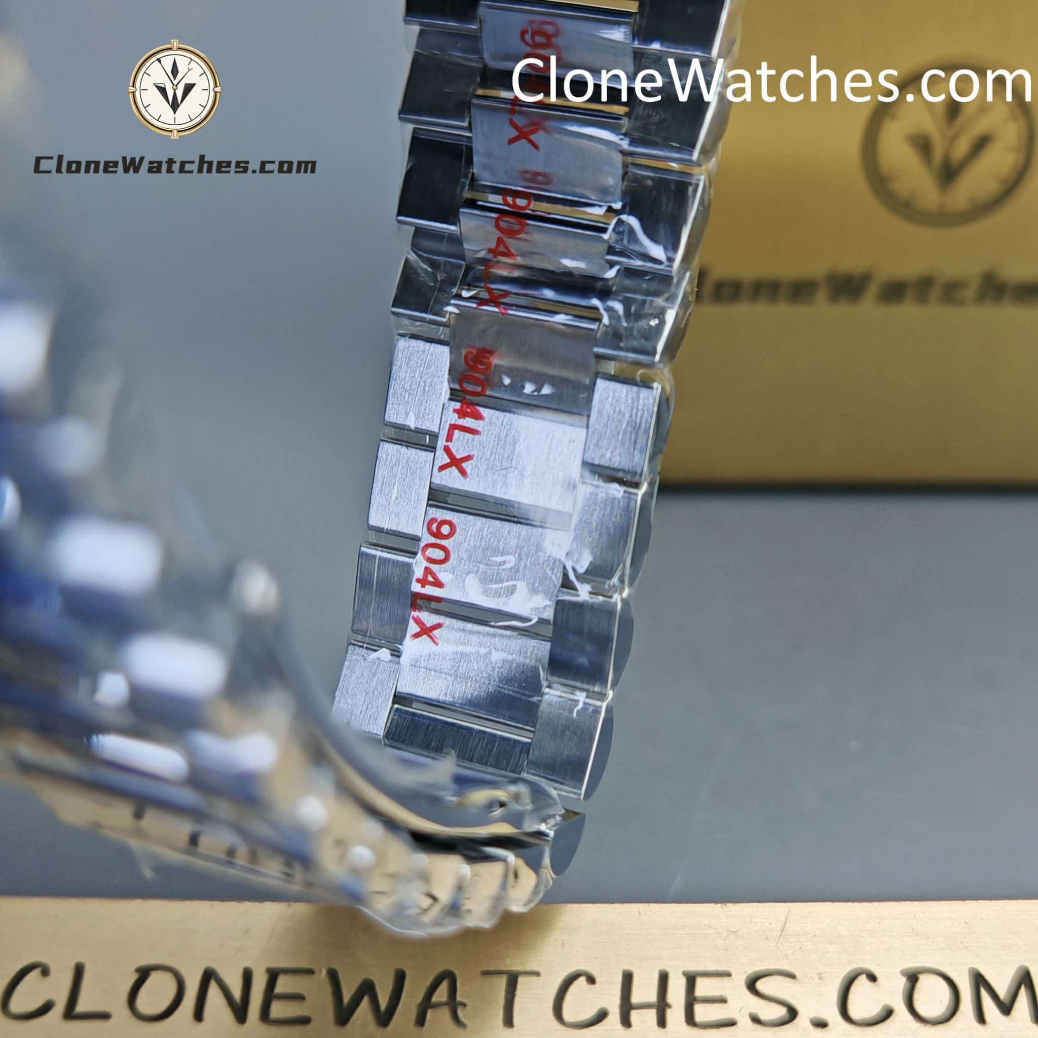 Rolex Super Clone Watches 1:1 Day Date Ice Blue Diamond Bezel Dial 36mm m128396tbr-0003 3255 Movement