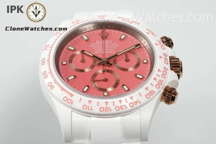Modified Super Clone Watches 1:1 AET Rolex Daytona Full Ceramic SAKURA 4130 Movement