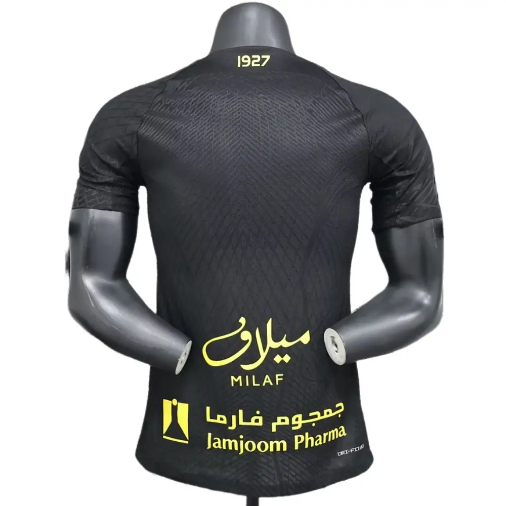 2025-26 New Season Jeddah II Away Black Jersey - Player Edition