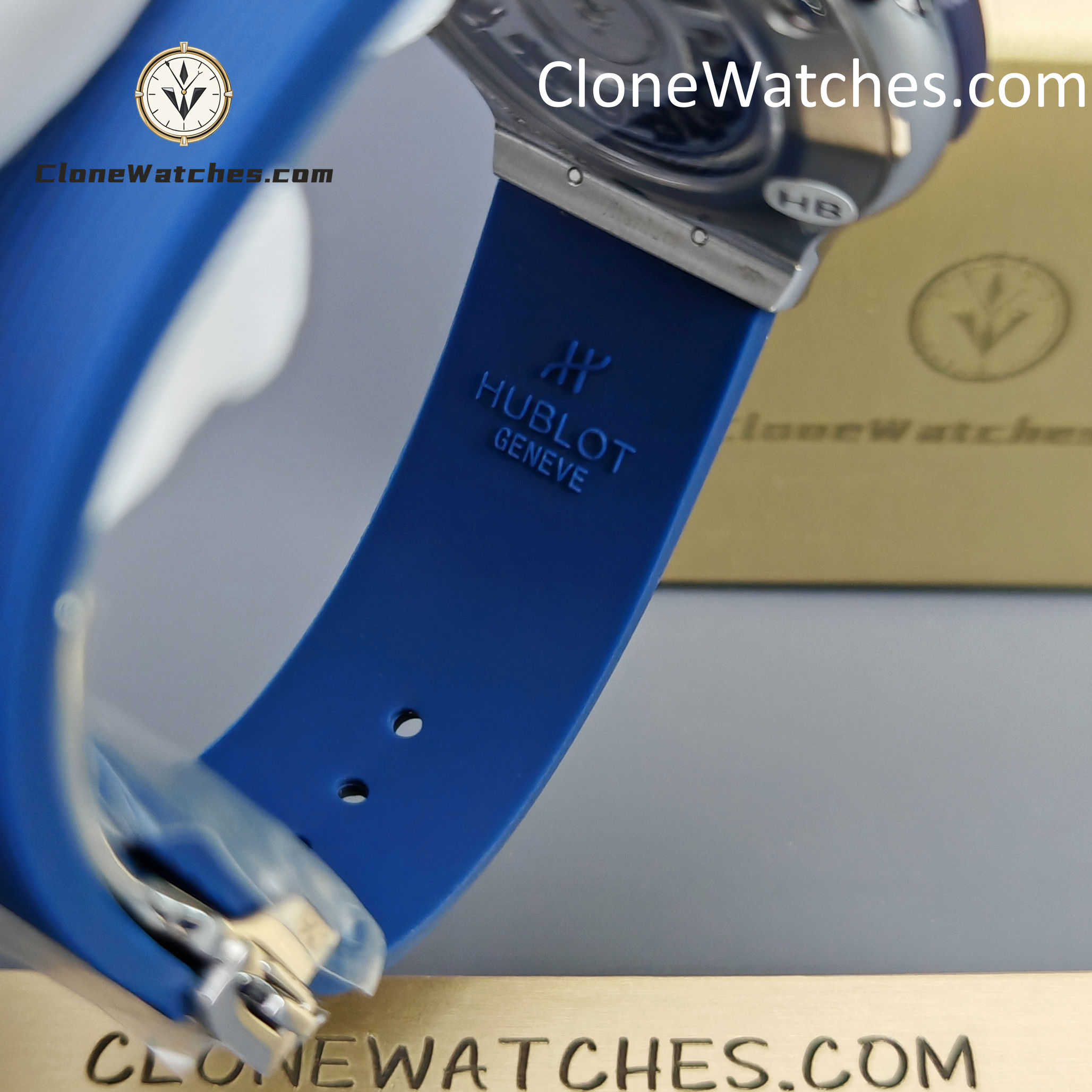 Hublot Super Clone Watches 1:1 Classic Fusion Blue Diamonds 38MM 565.NX.7170.RX.1204