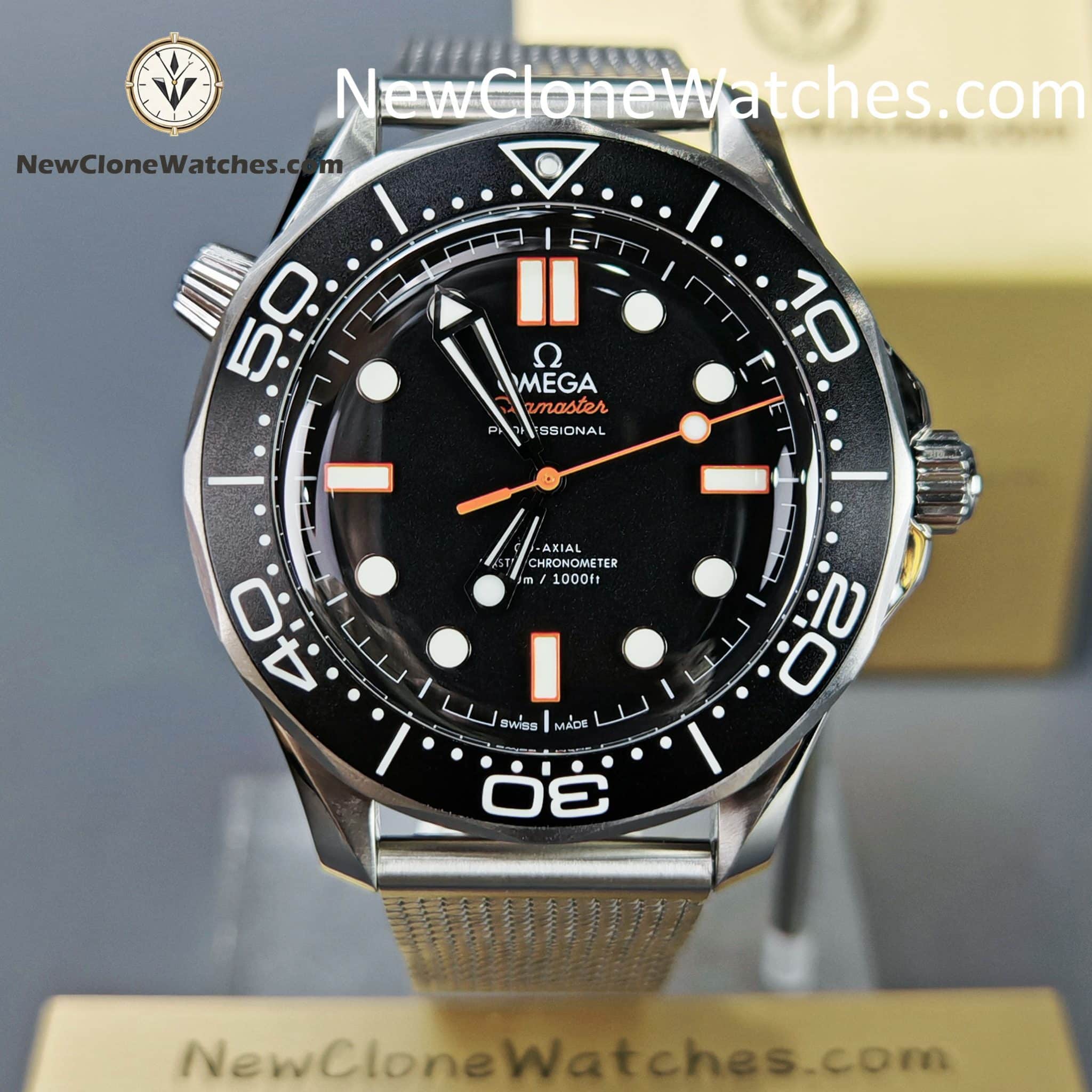 OMEGA Super Clone Watches 1:1 Seamaster Diver 300M 42mm 210.30.42.20.01.018 Black Dial