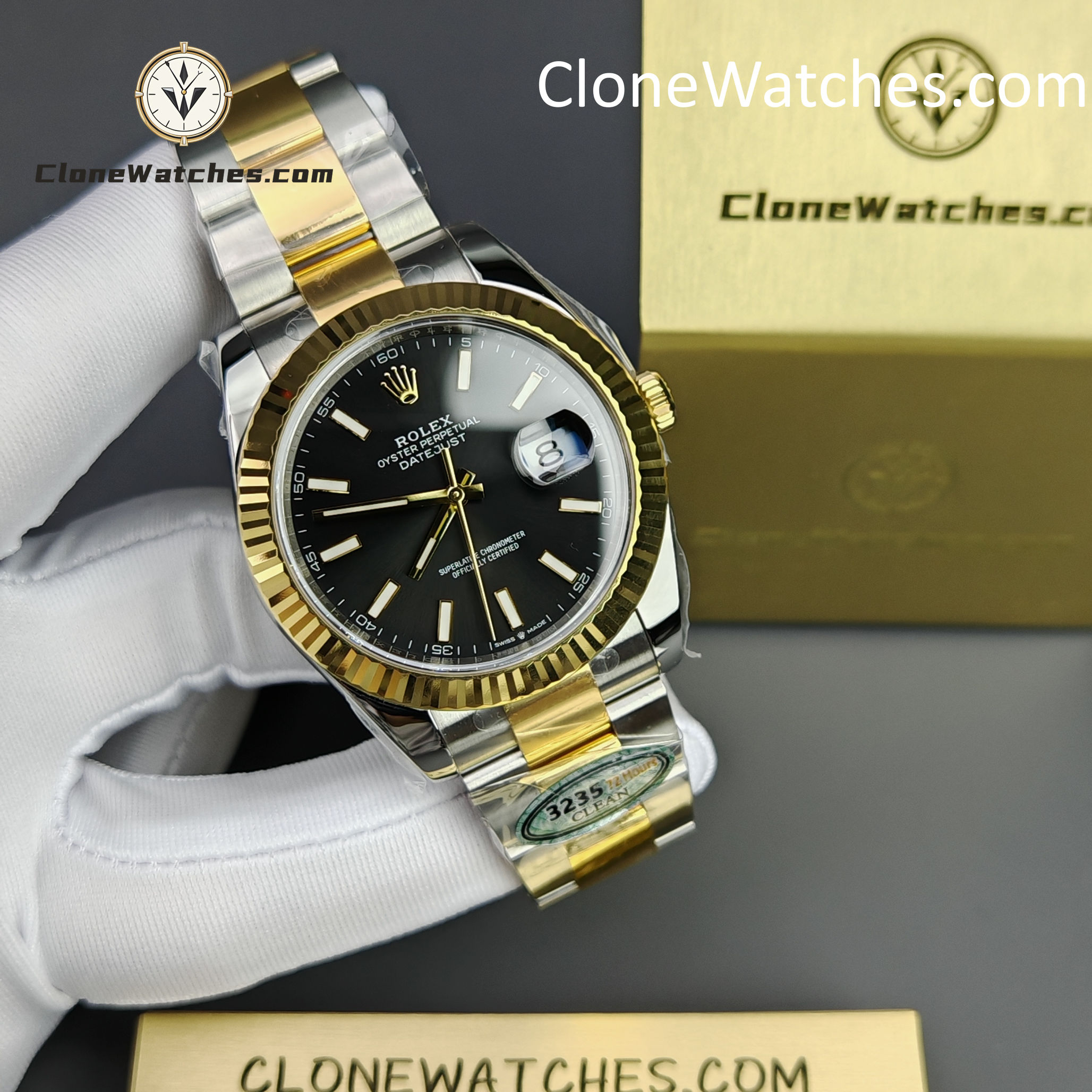 Rolex Super Clone Watch 1:1 DateJust m126333-0013 Oyster 41MM 3235 Movement