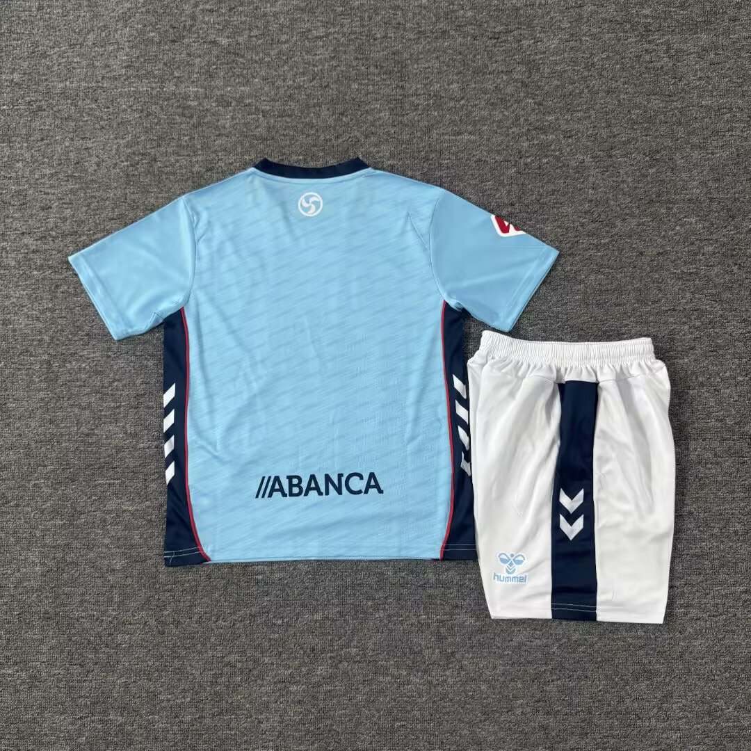 2025-26 Celta Vigo Home Stadium Children's Jersey Set - Fans Edition