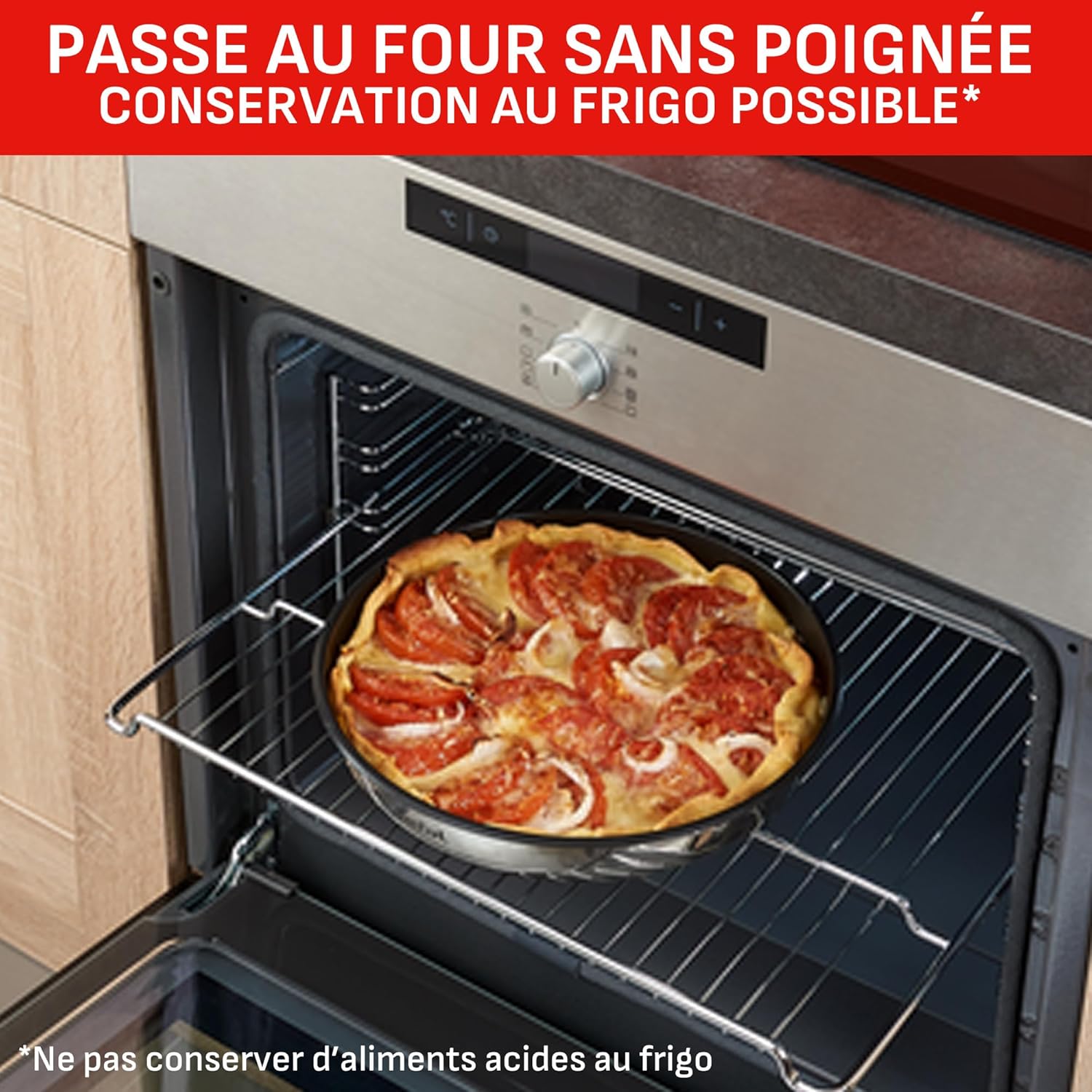 Batterie cuisine 20 pièces induction poignées amovibles antiadhésif empilable