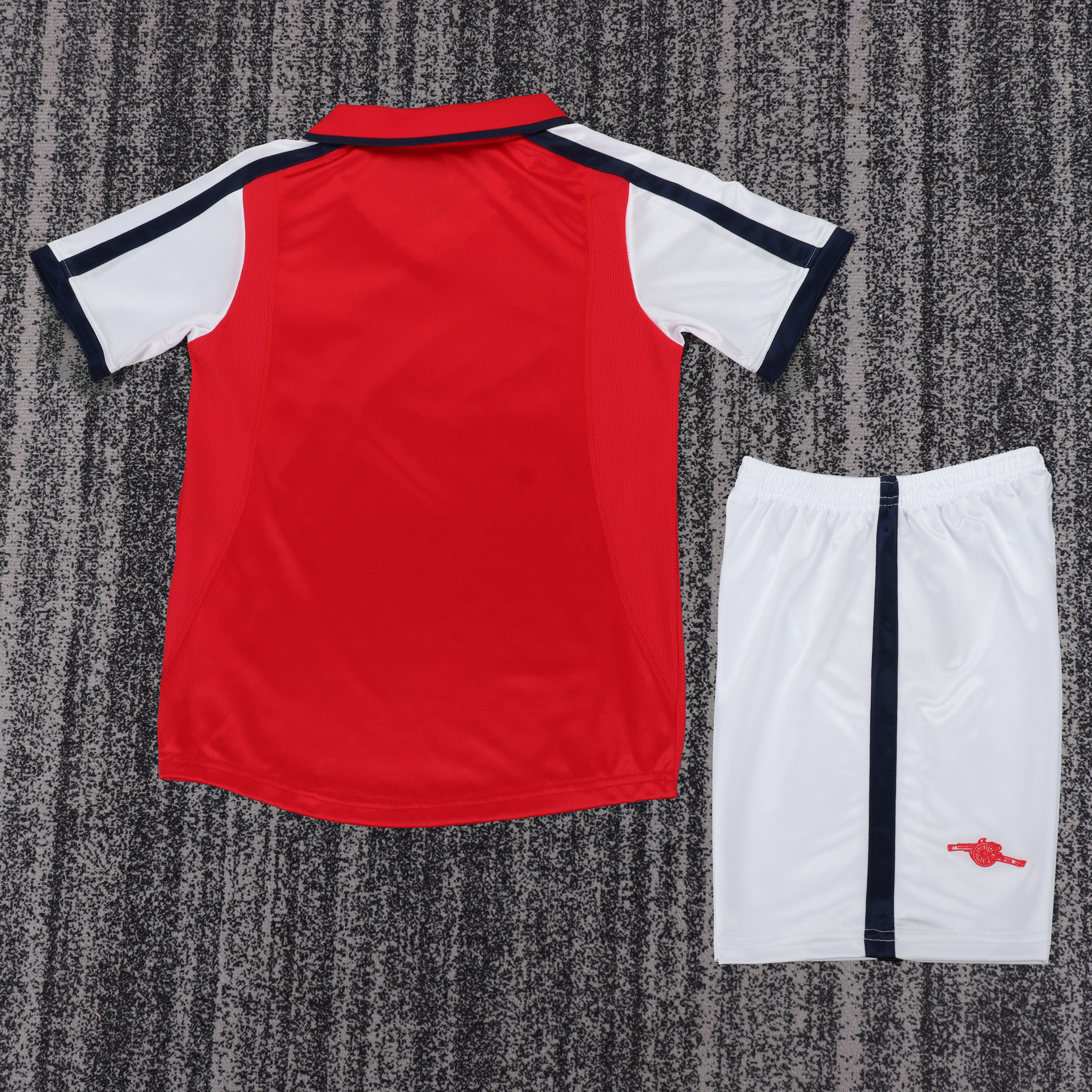 2001-02 Arsenal Home Retro Children's Jersey Set - Fans Edition