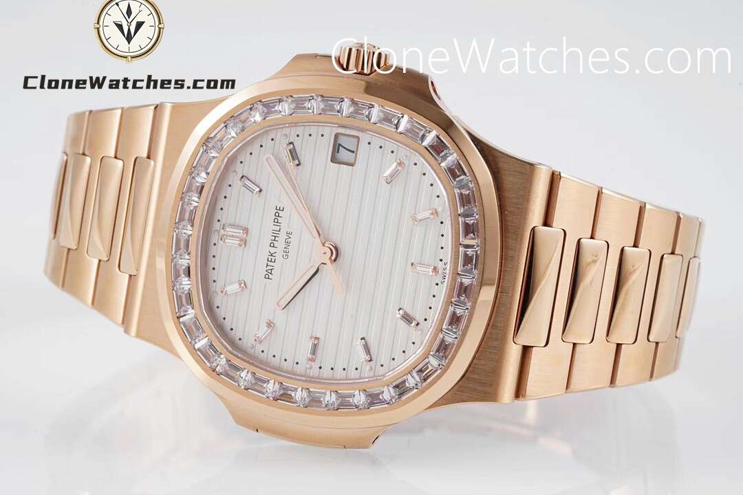 Patek Philippe Super Clone Watches 1:1 Nautilus 5711 Roles Gold Diamond Ladies Watch