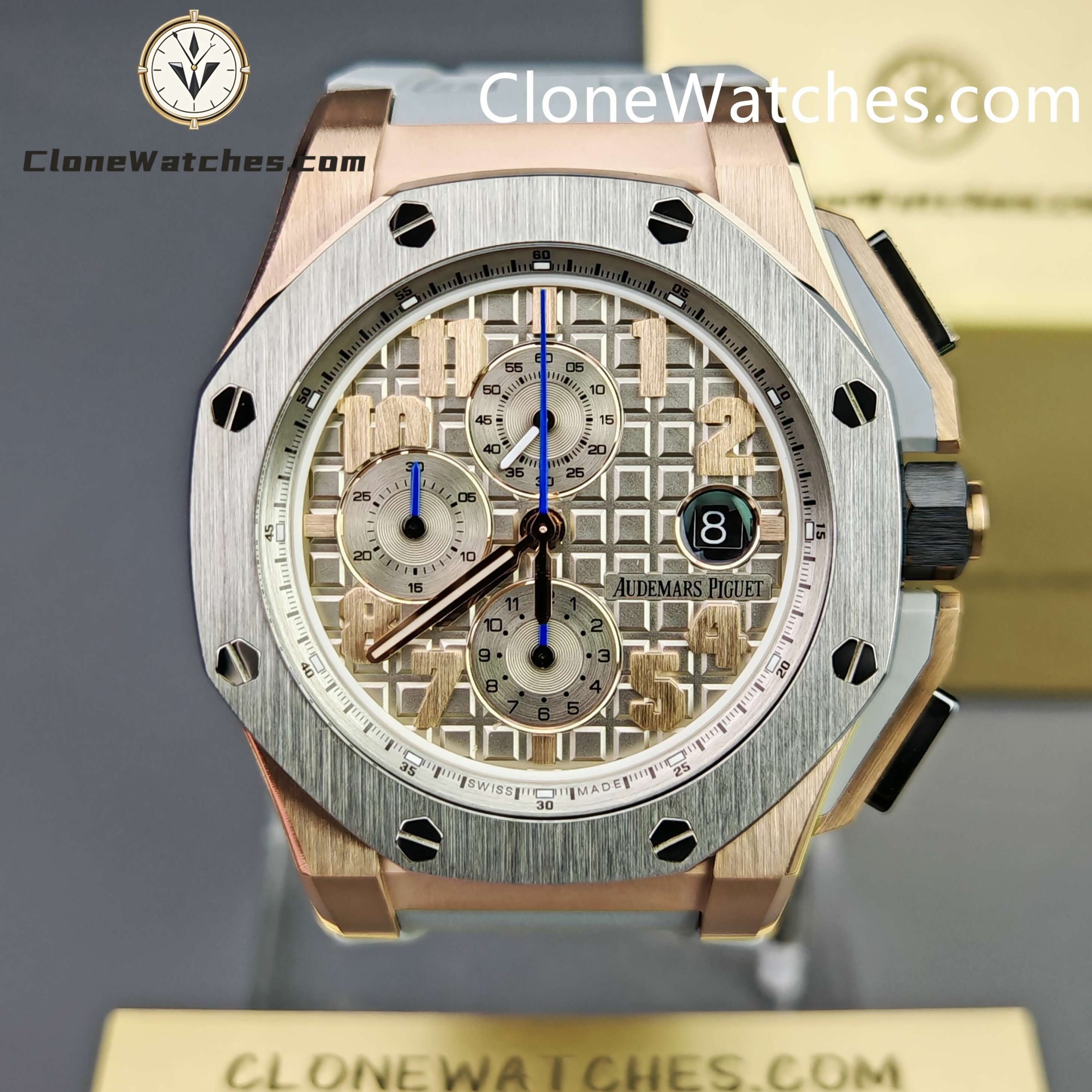Audemars Piguet Super Clone Watches 1:1 Royal Oak Offshore Chronograph Rose Gold 26210OI 44MM